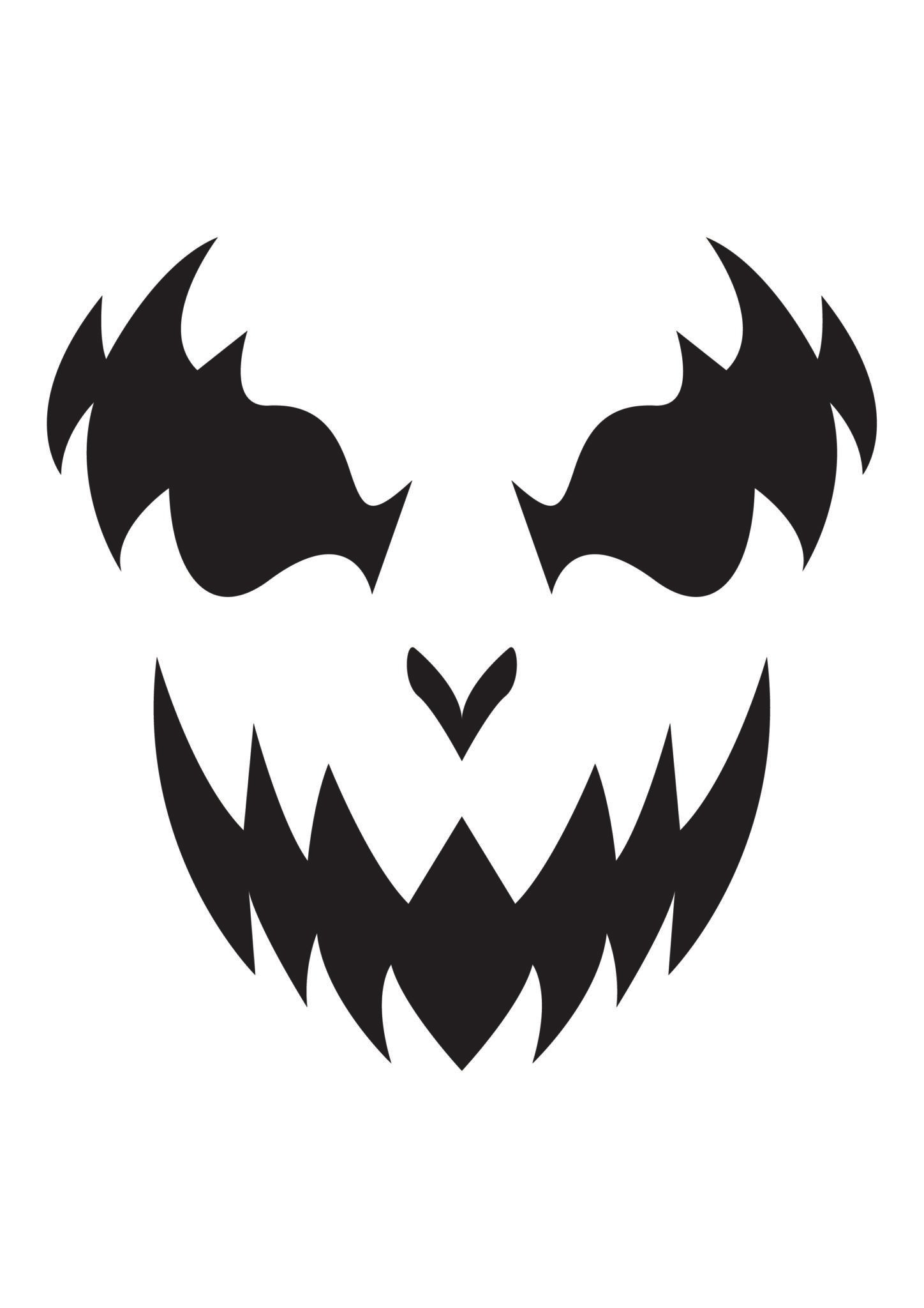 Free Printable Pumpkin Carving Templates | Partyrama Blog regarding Halloween Pumpkin Carving Templates Printable