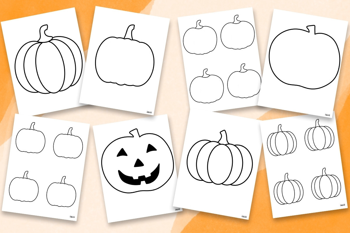 Free Printable Pumpkin Templates intended for Small Pumpkin Printable Templates