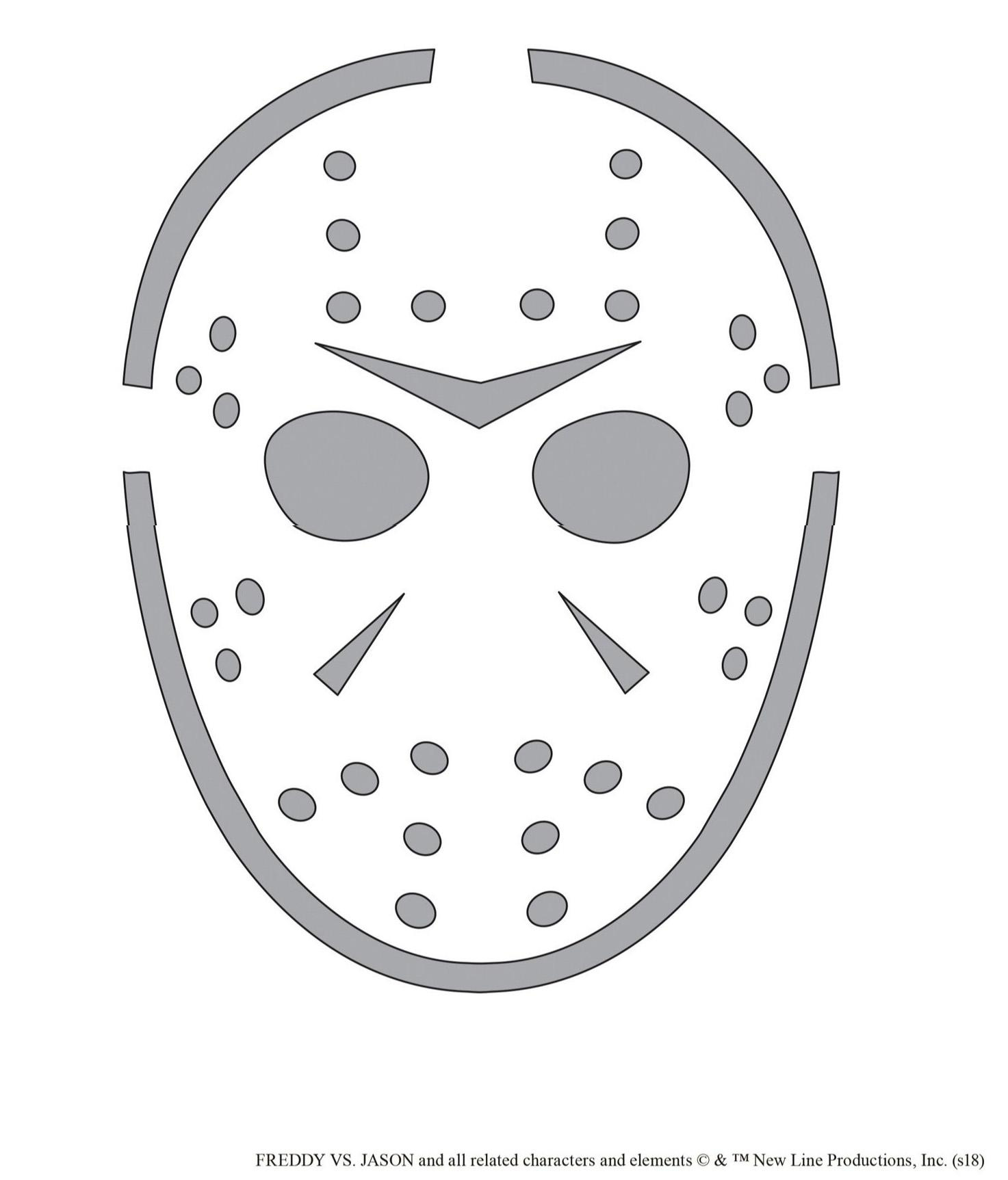 Friday The 13Th: Jason (Pumpkin Stencil - Pumpkin Pattern with regard to Printable Jason Voorhees Pumpkin Stencil