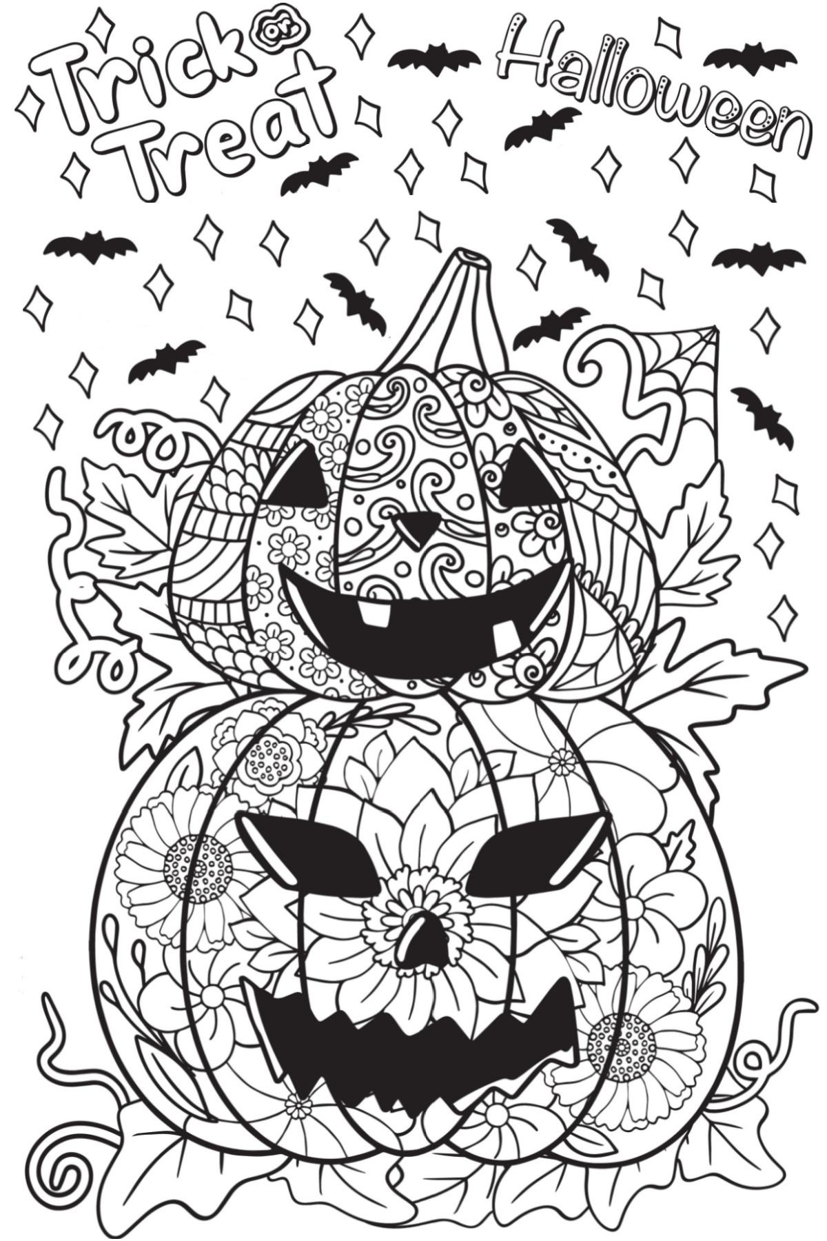 Get 13 Jack O Lantern Coloring Pages - Free Halloween Printables regarding Halloween Pictures To Colour Printable