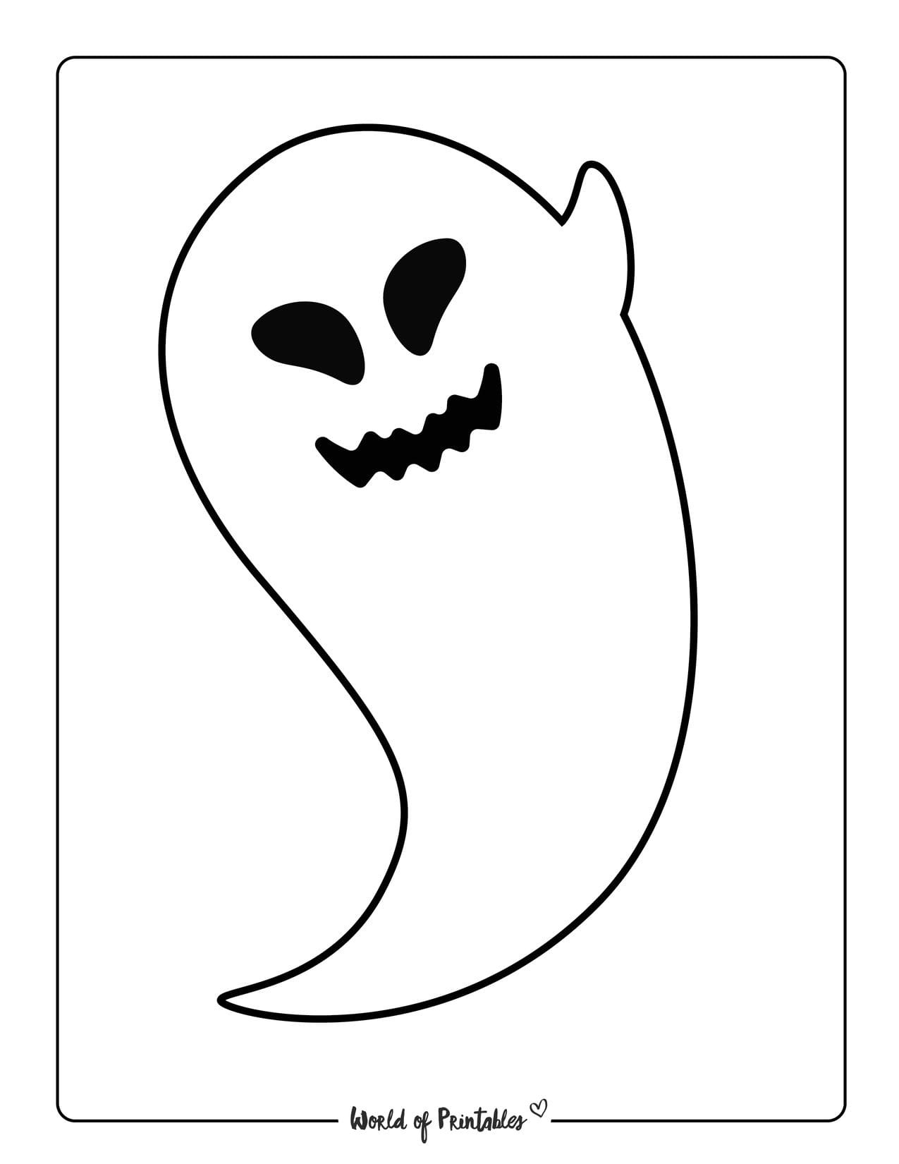 Ghost Printables - World Of Printables with Printable Halloween Ghost Pictures