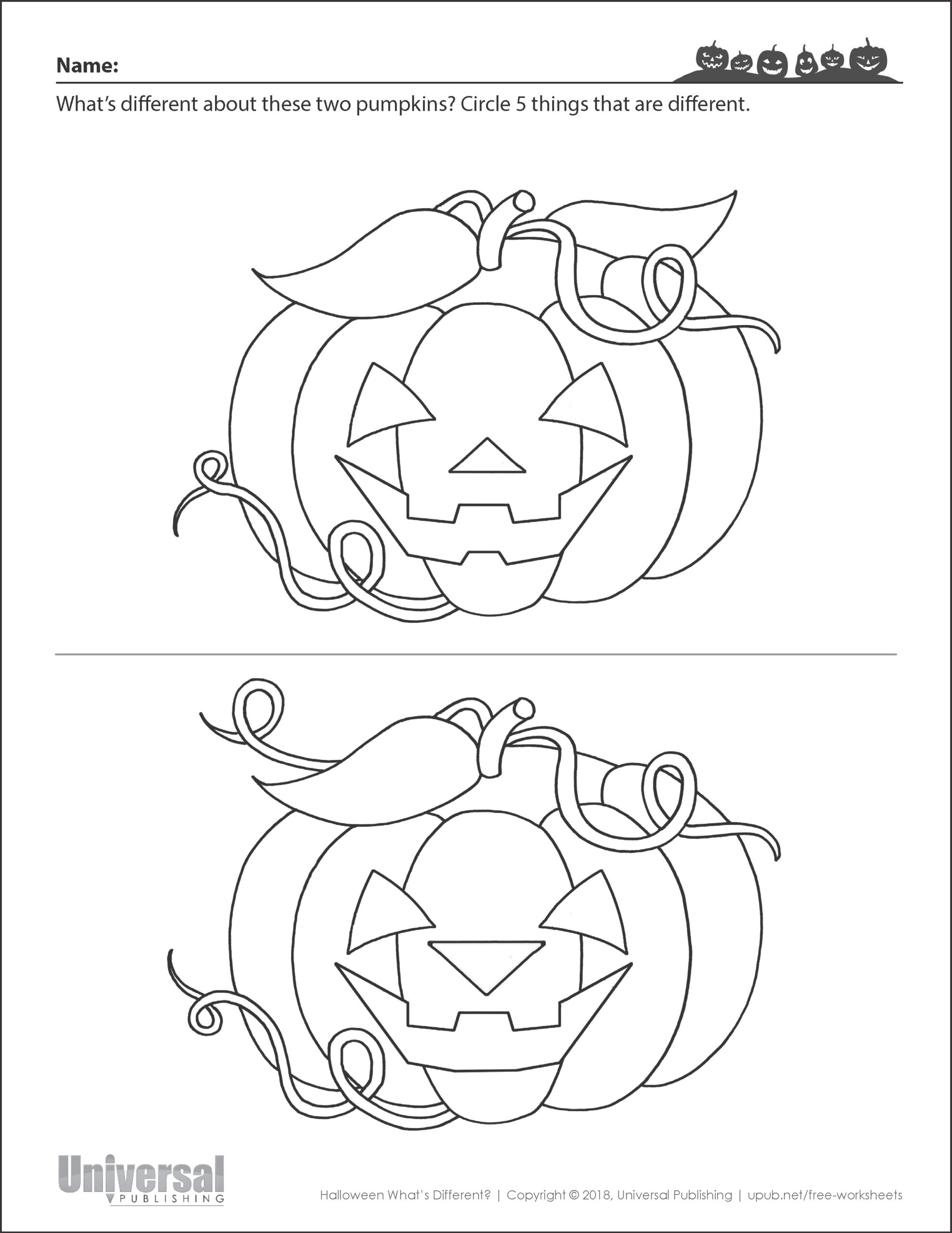 Halloween Activities | Free Printables - Universal Publishing intended for Free Printable Halloween Activities For 3rd Grade