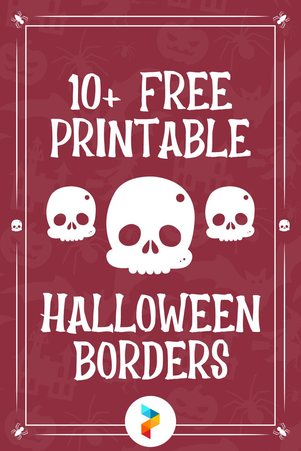 Halloween Borders - 15 Free Pdf Printables | Printablee inside Free Printable Halloween Bulletin Board Borders