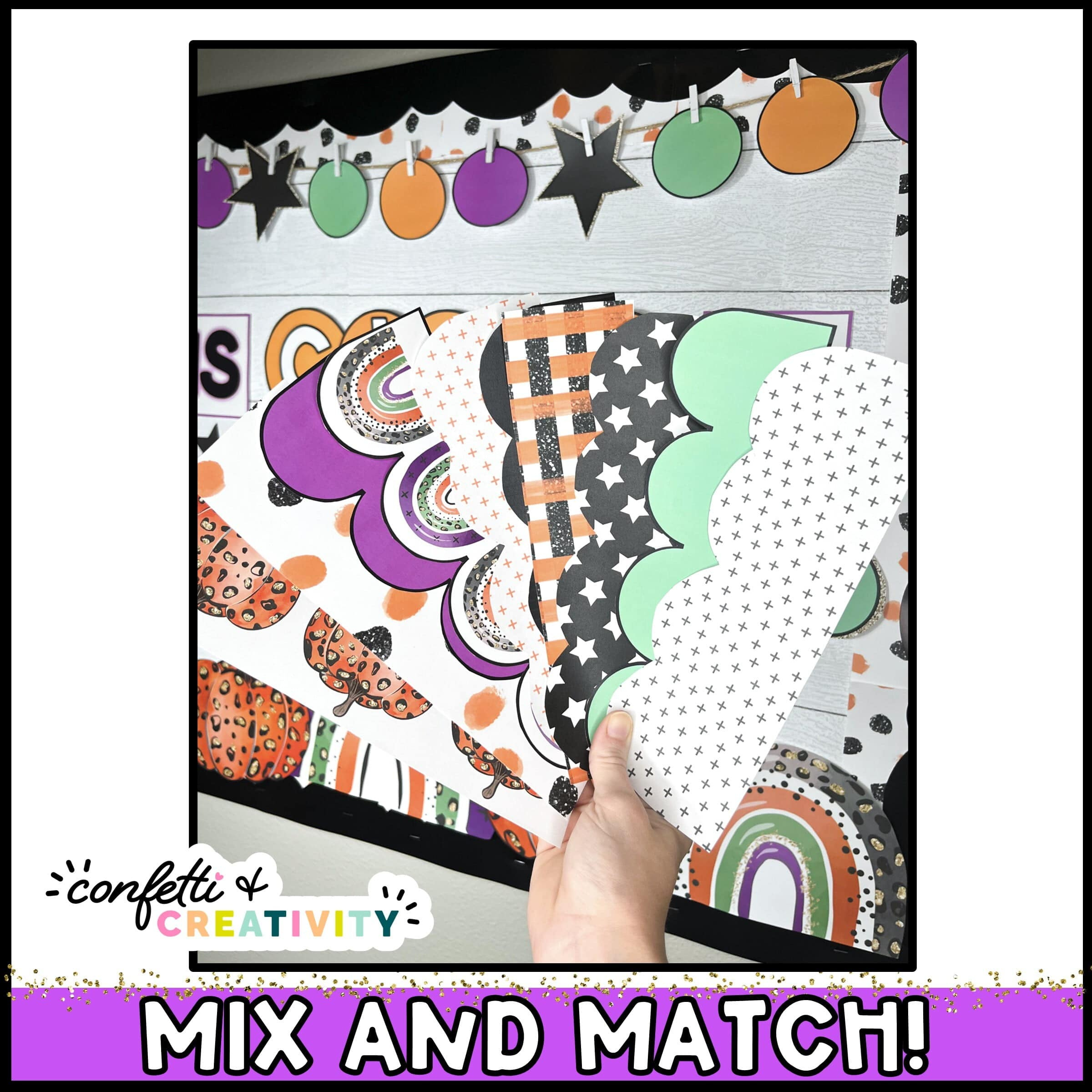 Halloween Bulletin Board Borders | Confetti &amp;amp; Creativity with regard to Printable Halloween Bulletin Board Borders