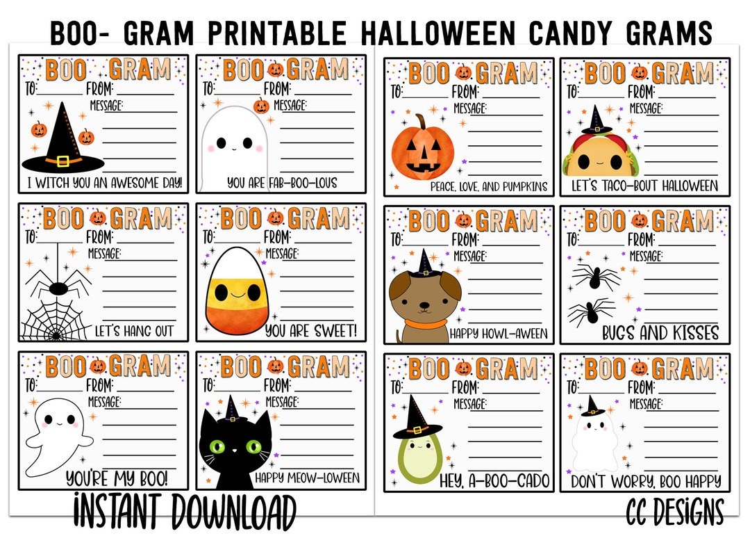 Halloween Candy Pto Spendenaktion Zum Ausdrucken Klassenzimmer throughout Free Printable Halloween Candy Grams