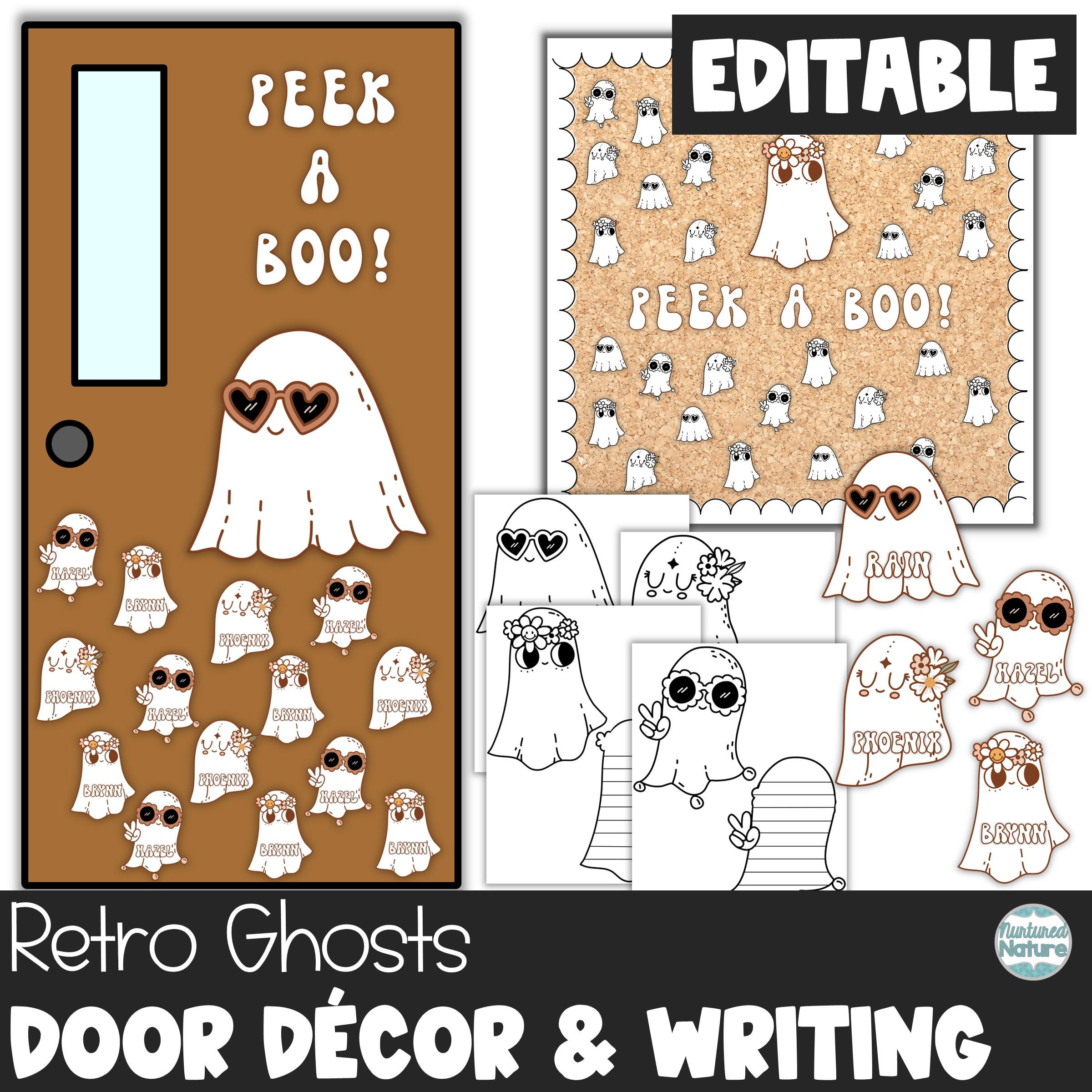 Halloween Classroom Door Decor, Halloween Bulletin Board Kit intended for Printable Halloween Decorations For Classroom