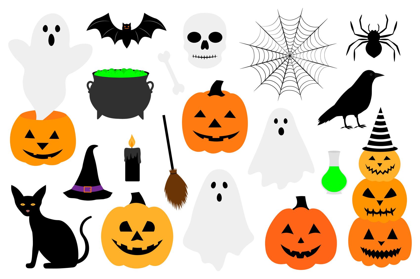 Halloween Clipart. Halloween Svg. Halloween Pumpkin Graphic pertaining to Printable Halloween Clip Art