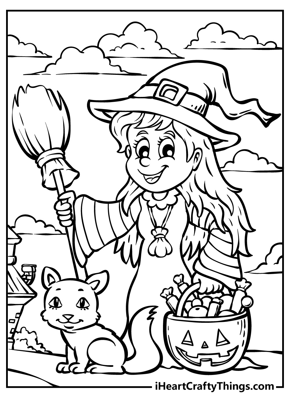 Halloween Coloring Pages: 80 Easy &amp;amp;Amp; Free Printables intended for Free Printable Halloween Pictures To Color For Kids