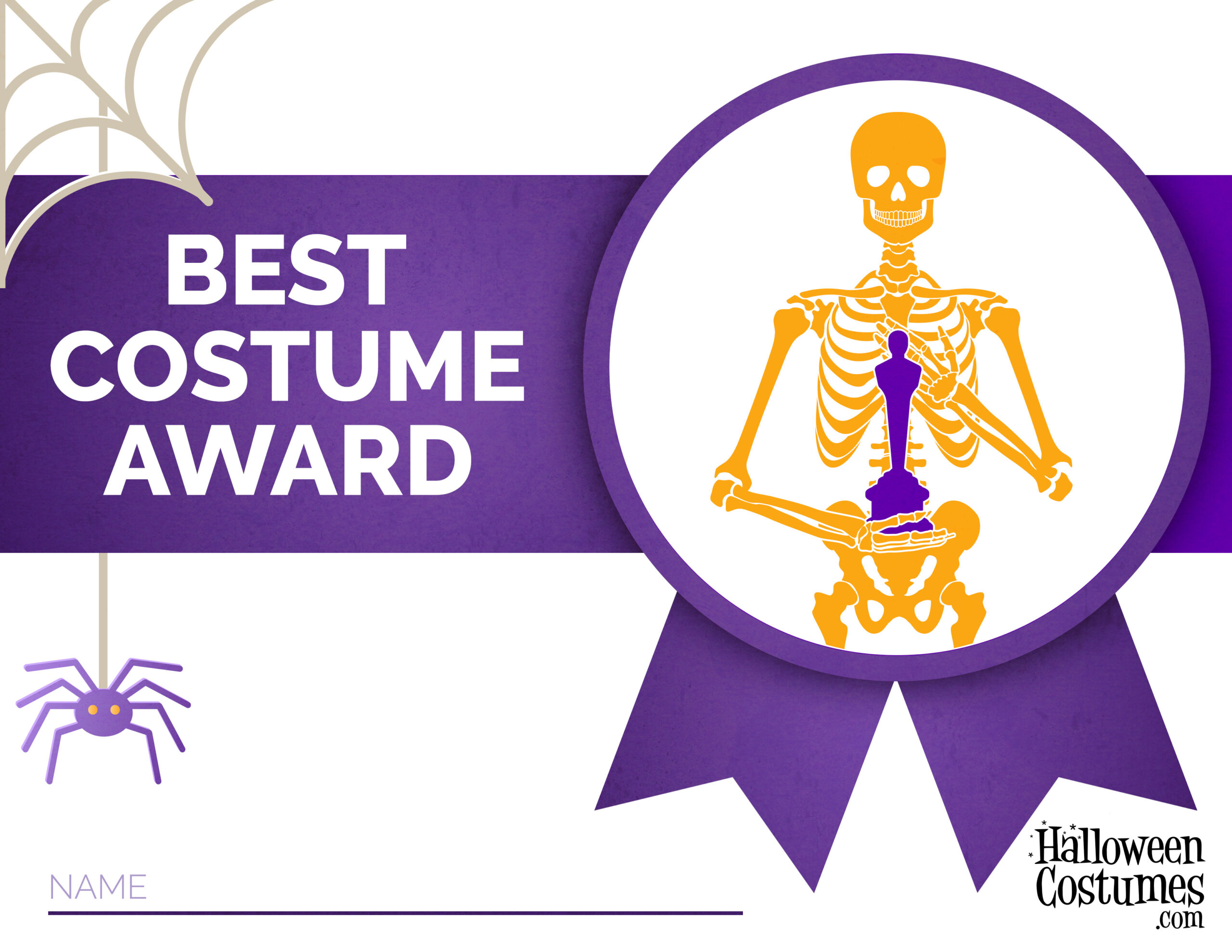 Halloween Costume Awards [Printables] - Halloweencostumes Blog with regard to Printable Halloween Accessories