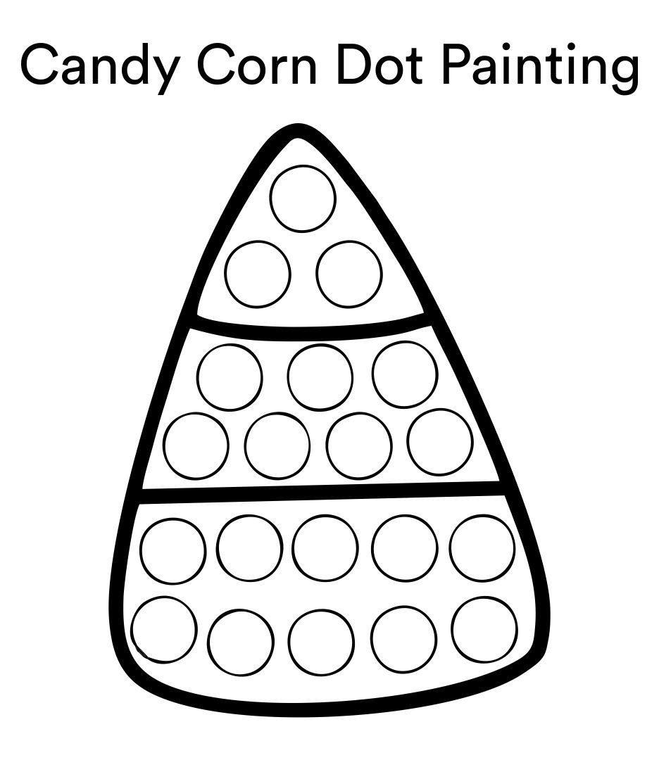 Halloween Do A Dot - 15 Free Pdf Printables | Printablee in Printable Halloween Dot Painting