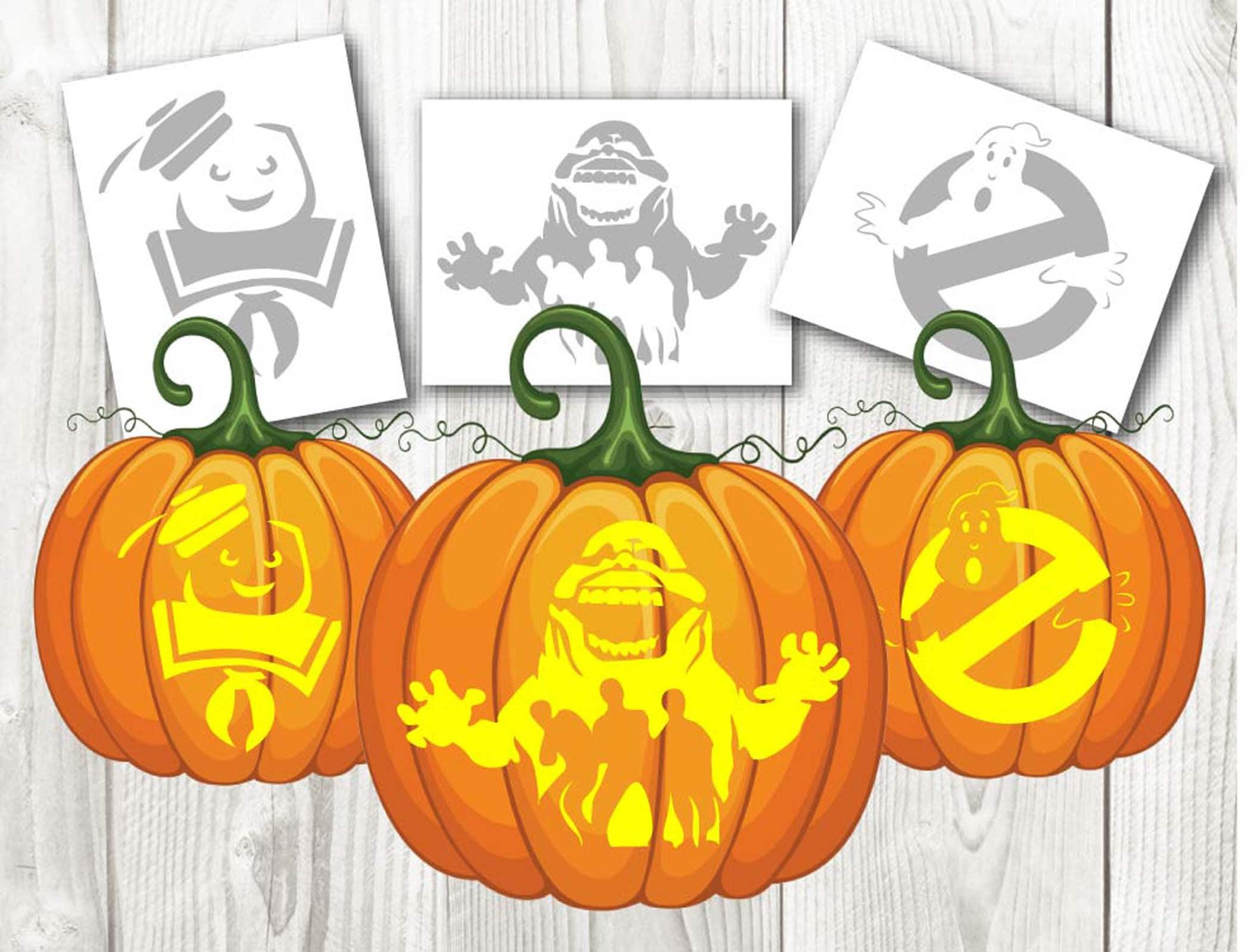 Halloween Ghostbusters Pumpkin Carving, Stencil, Templates intended for Printable Ghostbusters Pumpkin Stencil