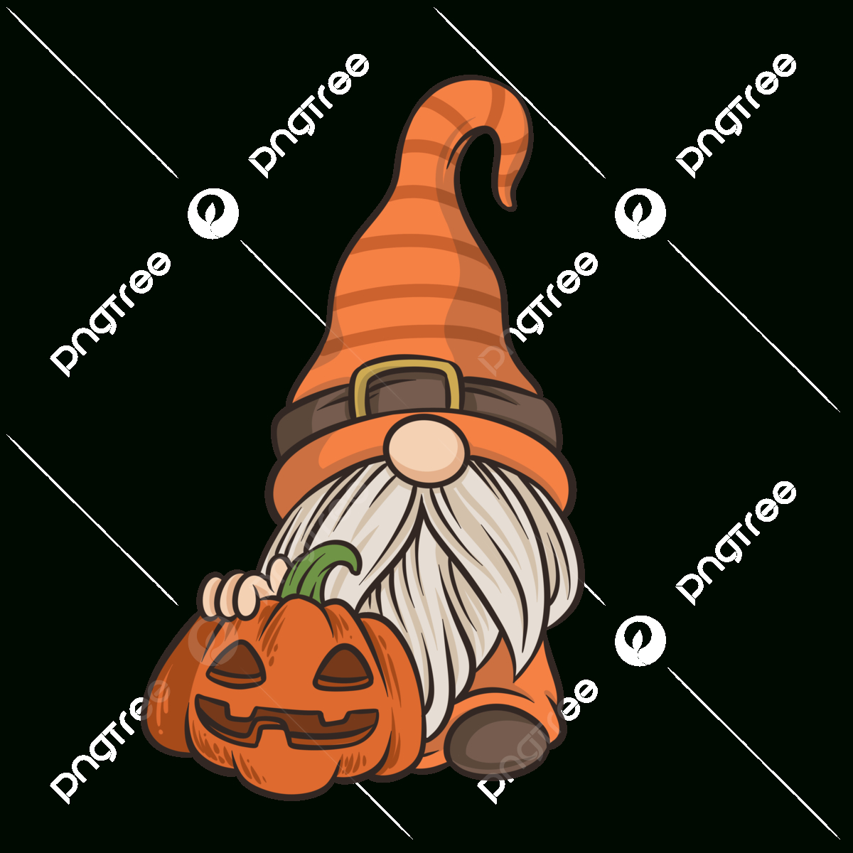 Halloween Gnome Holding Pumpkin, Halloween, Gnome, Pumpkin Png with Printable Halloween Gnomes