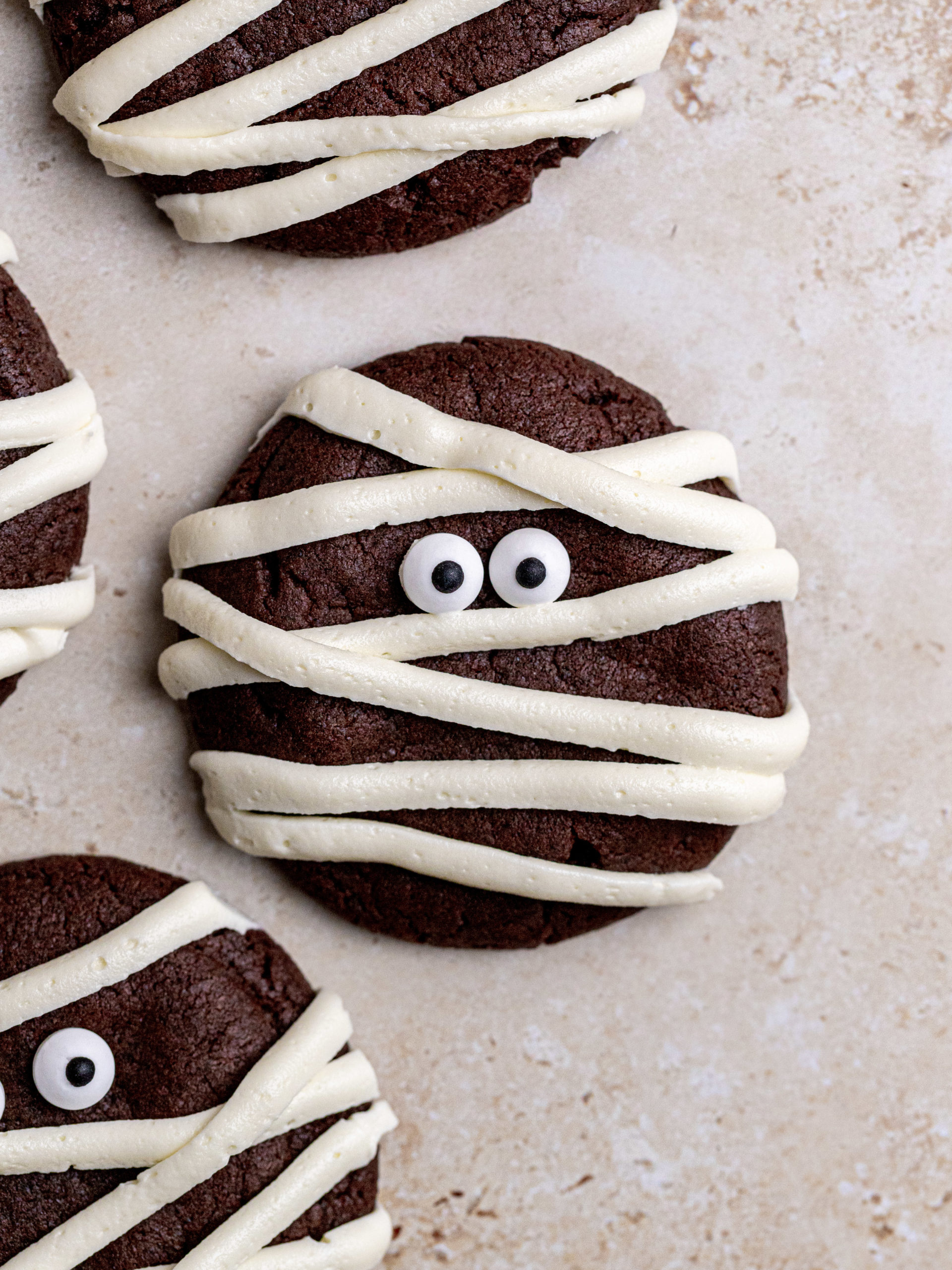 Halloween Mummy Cookies - Julie Marie Eats in Halloween Cookie Recipes Printable