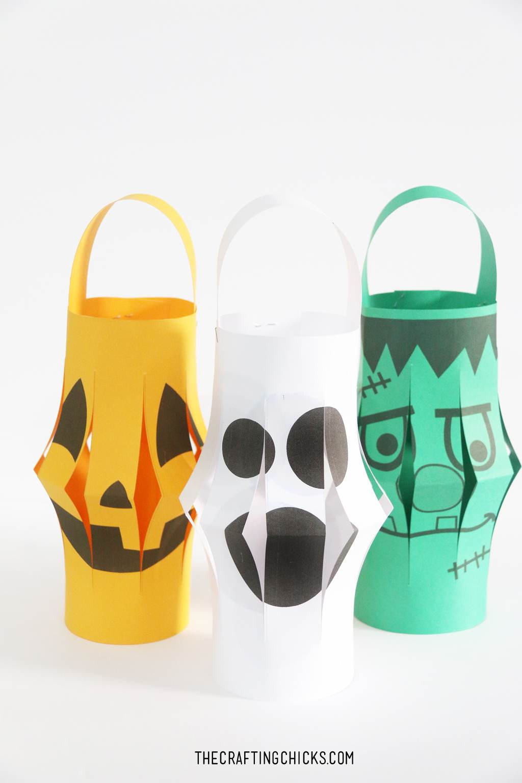 Halloween Paper Lantern Printables - The Crafting Chicks throughout Printable Halloween Lantern