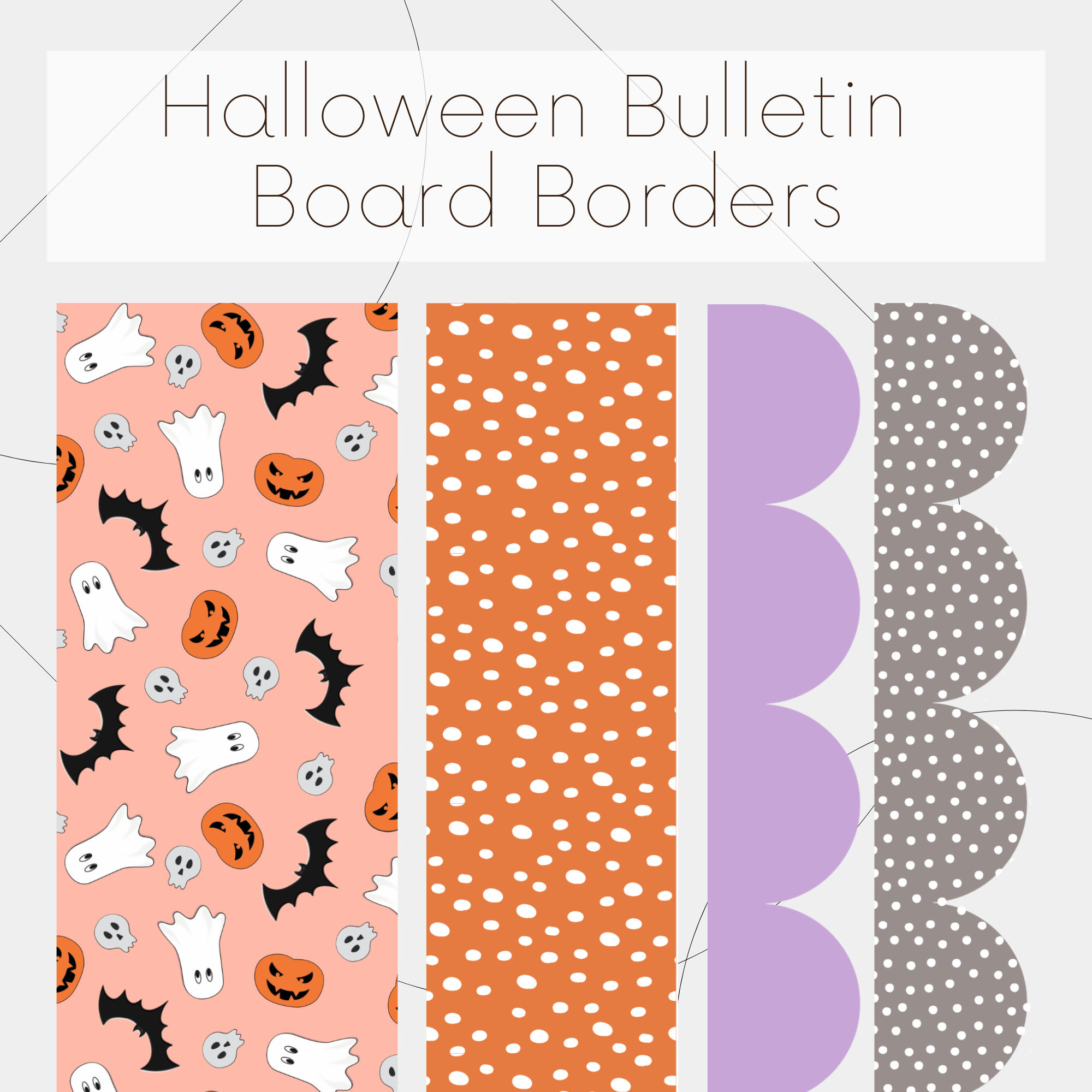 Halloween Pinnwand Bordüren | Halloween Klassenzimmer Dekor, Back within Free Printable Halloween Bulletin Board Borders