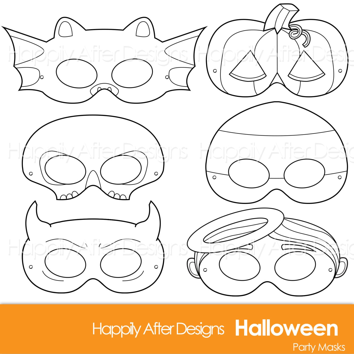 Halloween Printable Coloring Masks, Halloween Costume, Halloween intended for Printable Halloween Mask For Kids