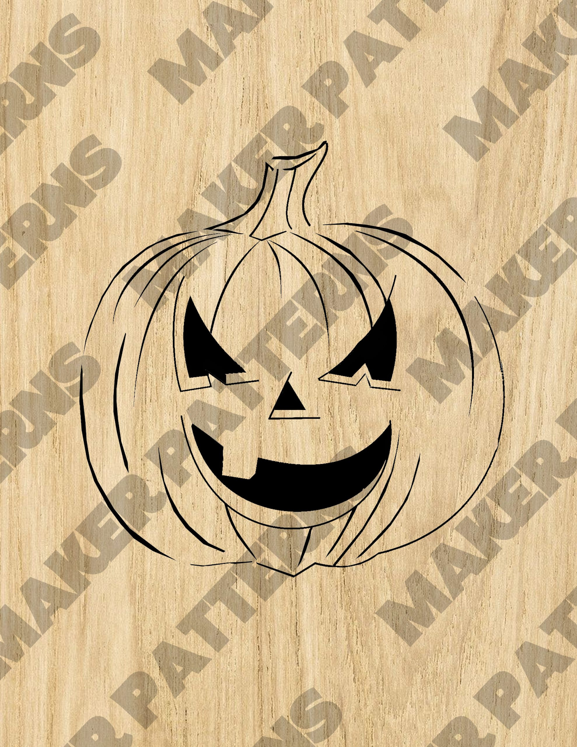Halloween Pumpkin Scroll Saw Pattern – Maker Patterns within Printable Halloween Scroll Saw Patterns