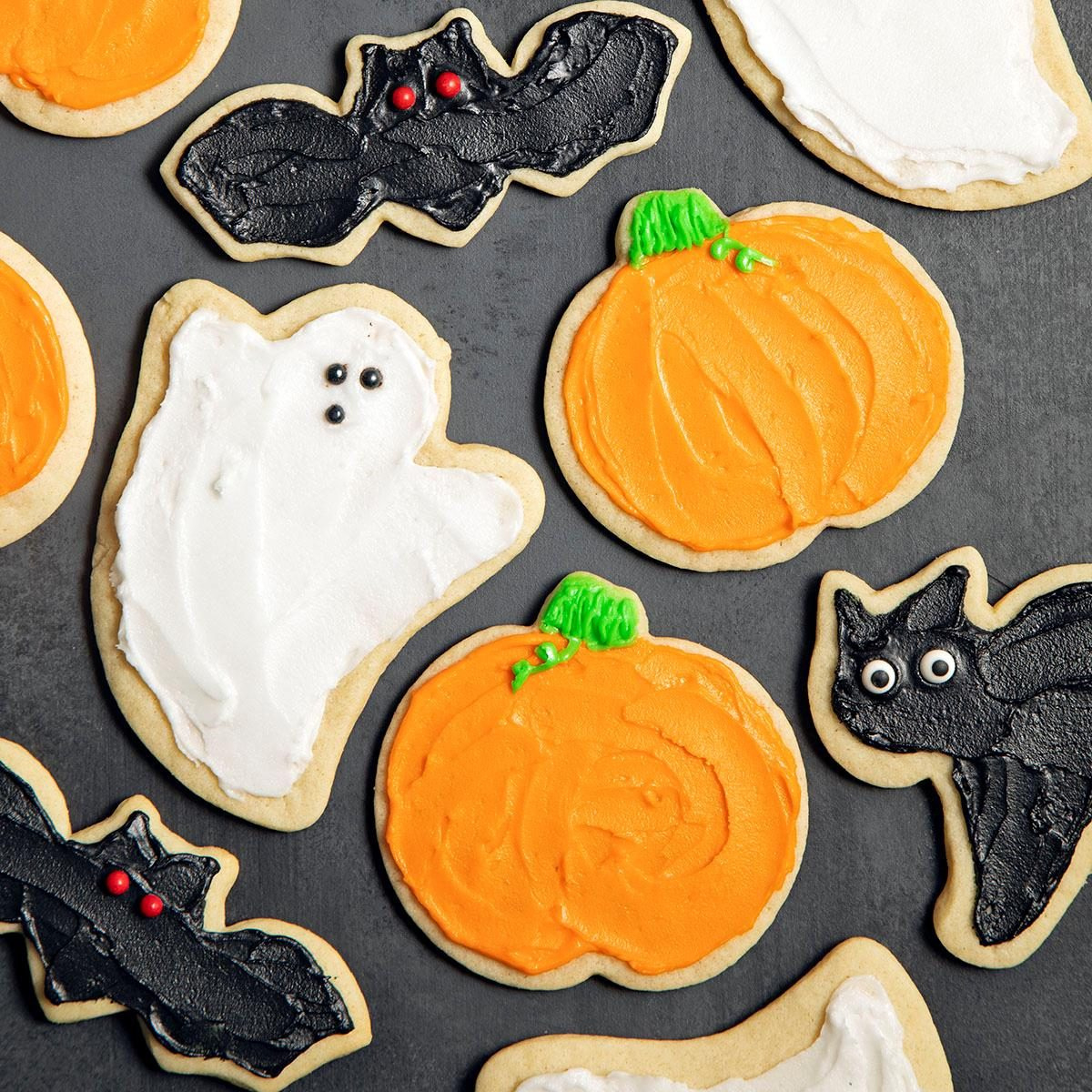 Halloween Sugar Cookies for Halloween Cookie Recipes Printable