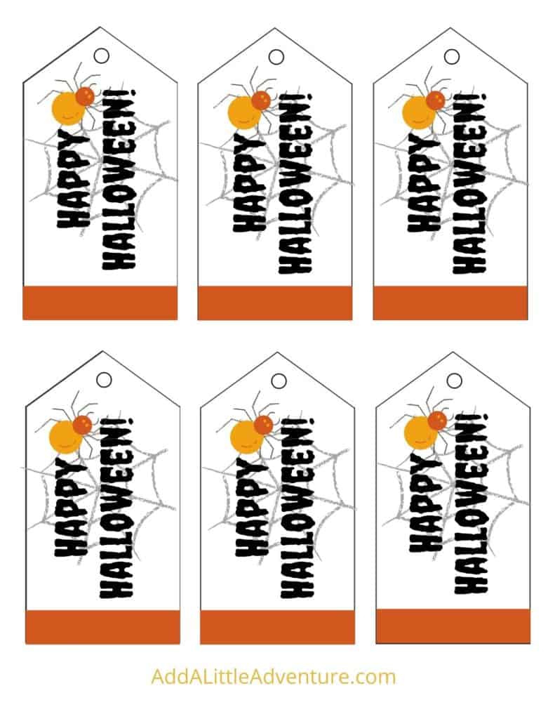 Halloween Tags - Free Printables - Add A Little Adventure throughout Free Printable Hanging Tags For Halloween
