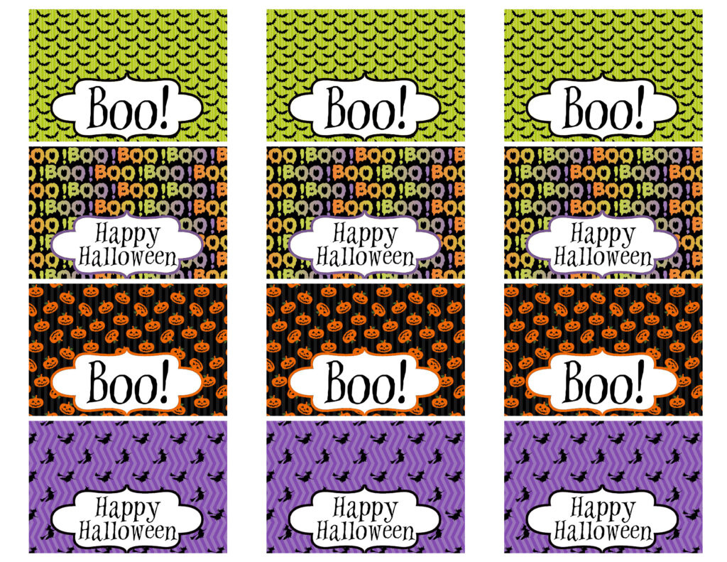 Halloween Treat Bag Toppers With Free Printable - A Princess And inside Printable Halloween Bag Toppers