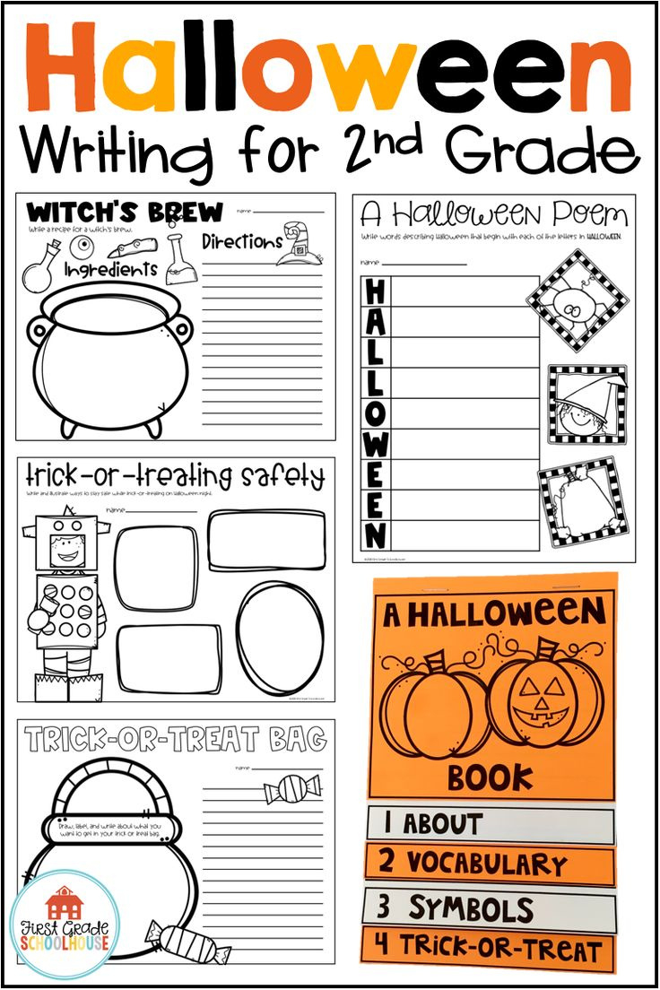 Halloween Writing Prompts 2Nd Grade | Halloween Writing Activities within Free Printable Halloween Activities For Second Grade