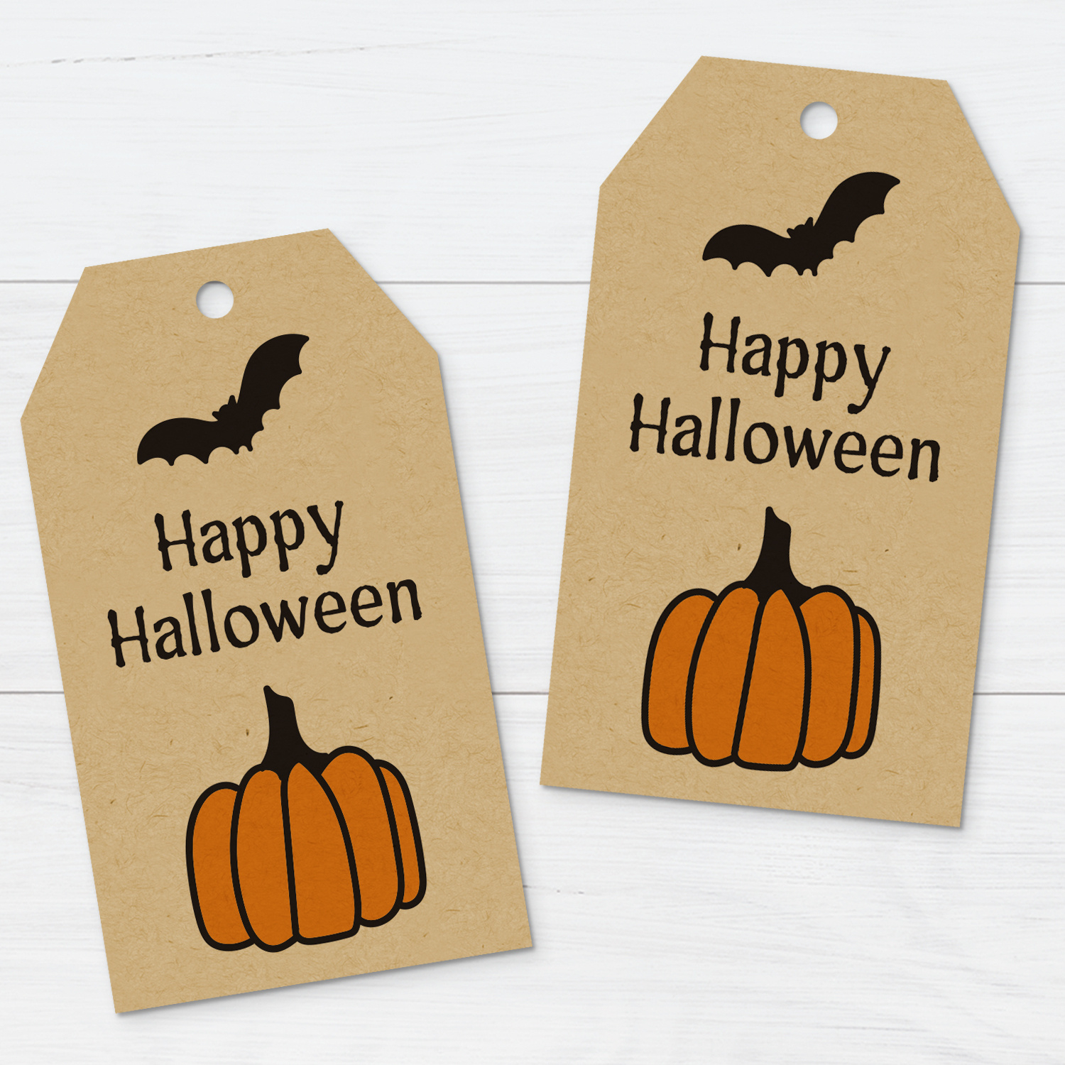 Happy Halloween Gift Tags - Free Printable Download in Printable Halloween Gifts