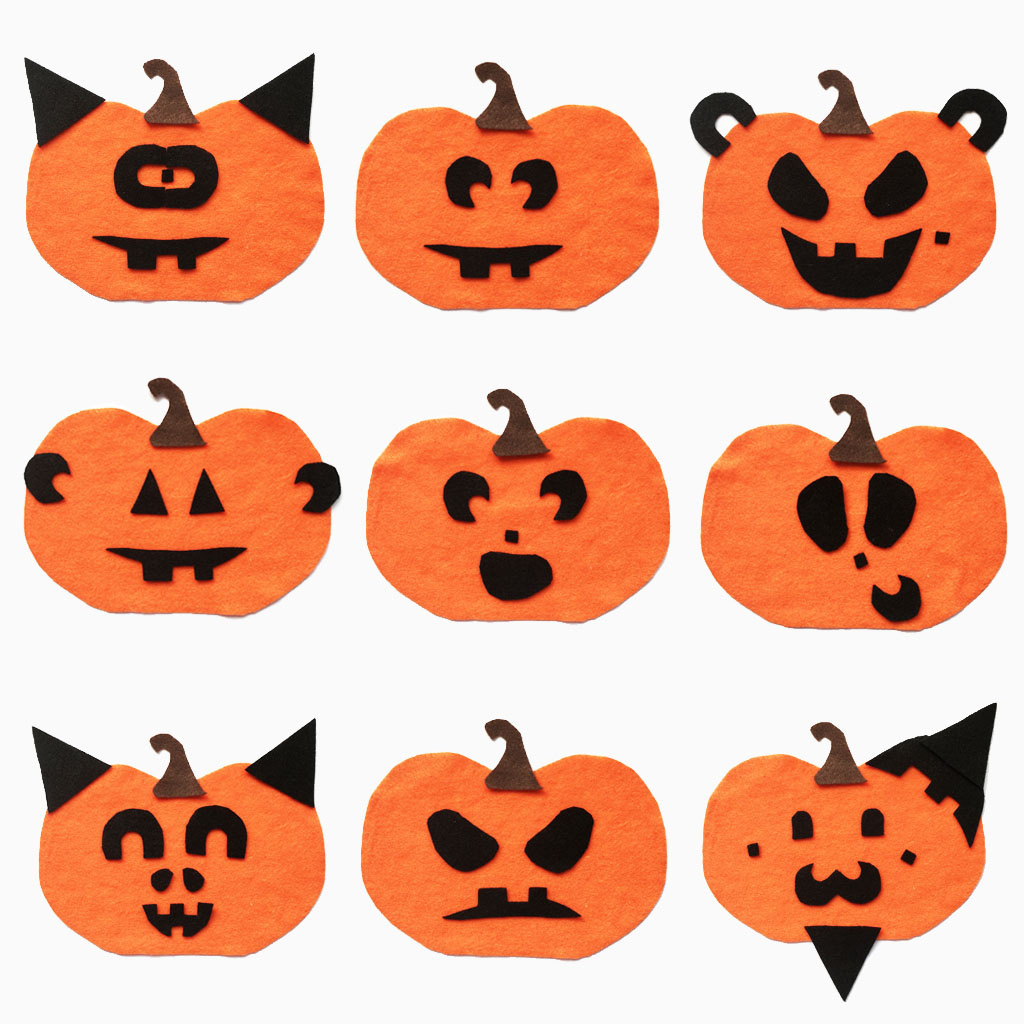 Jack-O-Lantern Face Board With Free Printable - Creating Creatives within Printable Halloween Jack O Lantern Faces