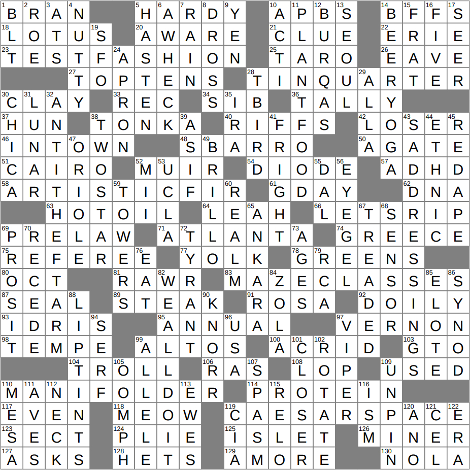 La Times Crossword 19 Oct 25, Sunday - Laxcrossword throughout La Times Printable Crossword Puzzles 2025