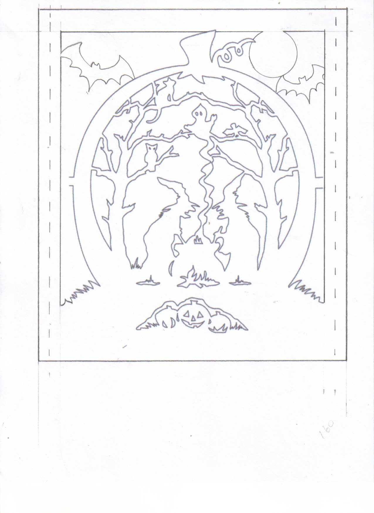 Making Halloween Luminaries - Scroll Saw Woodworking &amp;amp; Crafts throughout Printable Halloween Scroll Saw Patterns