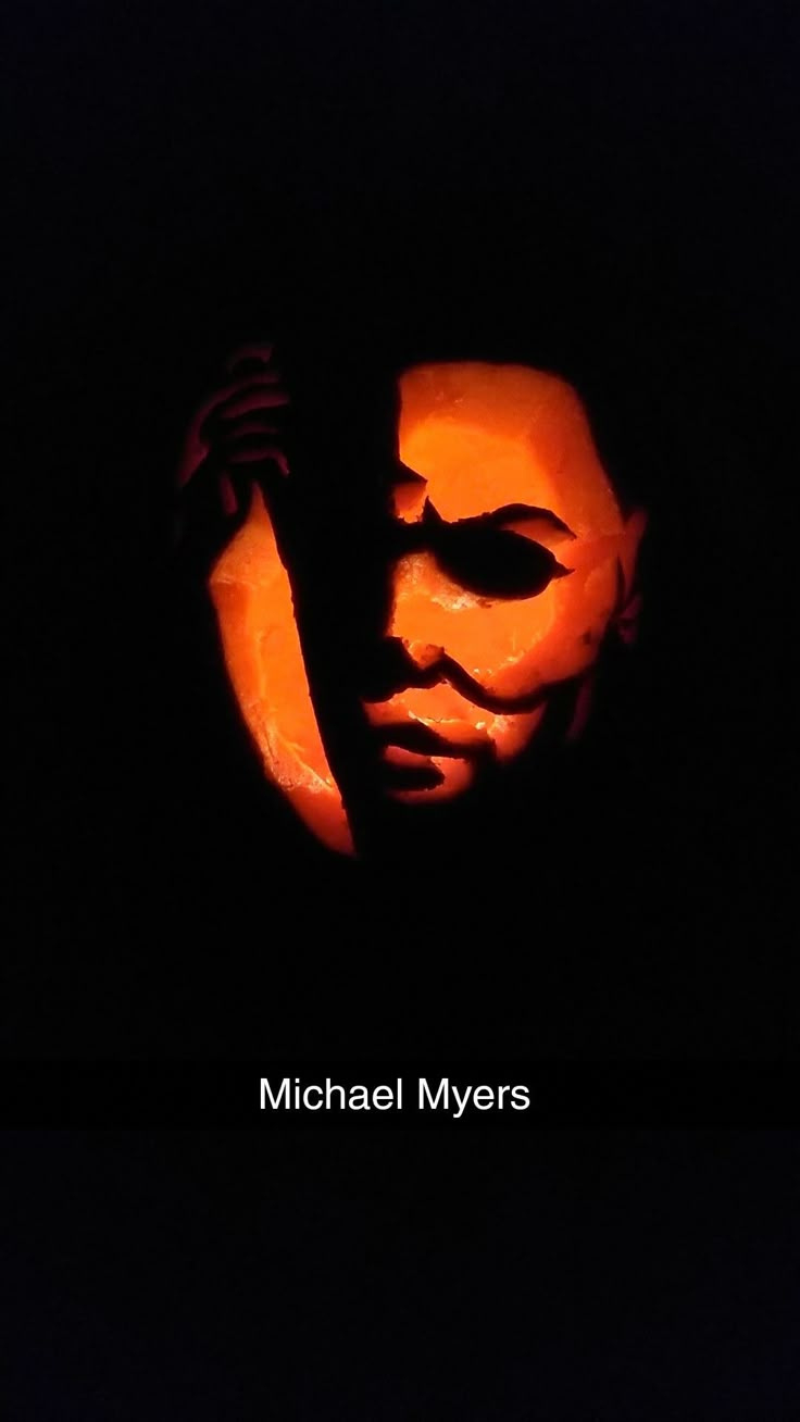 Michael Myers Pumpkin inside Printable Michael Myers Pumpkin Stencil