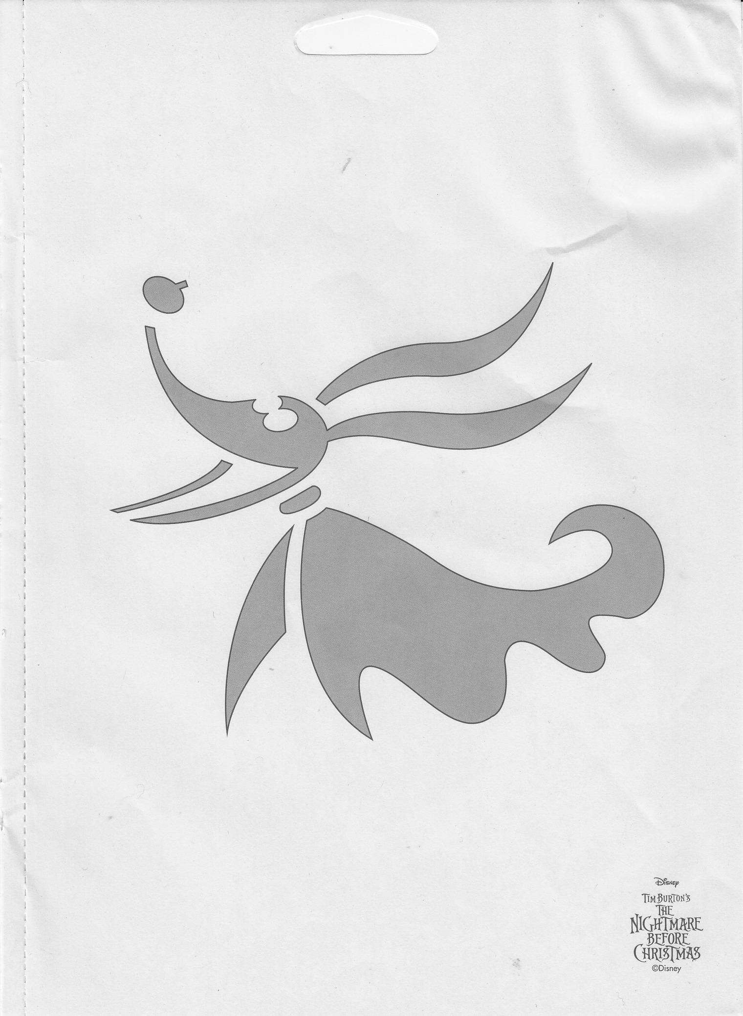 Nightmare Before Christmas: Zero (Pumpkin Stencil - Pumpkin inside Zero Pumpkin Stencil Printable