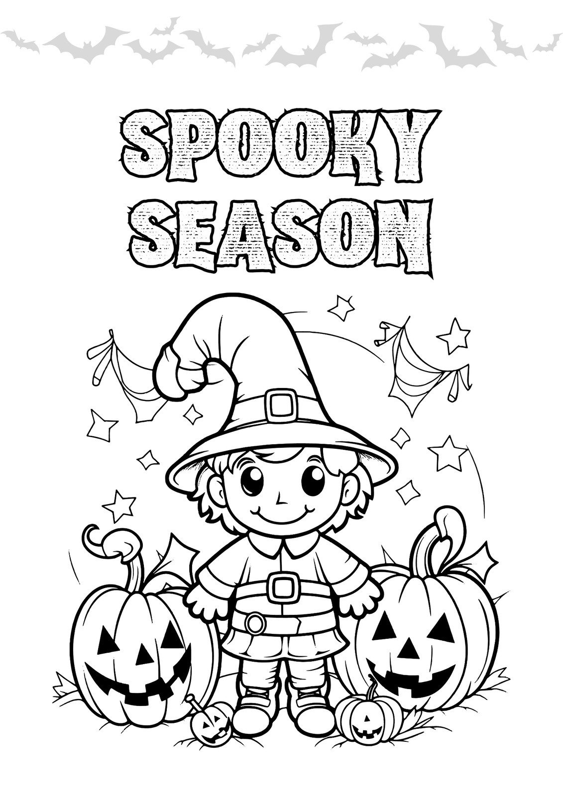 Page 6 - Free Printable Halloween Worksheet Templates To Edit | Canva in Printable Halloween Design
