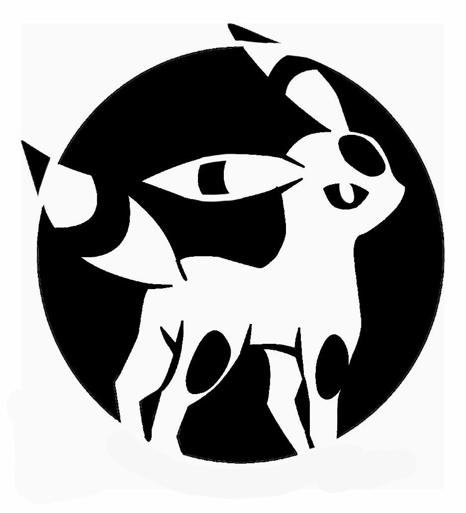 Pokemon: Unbreon (Pumpkin Stencil - Pumpkin Pattern - Pumpkin intended for Printable Umbreon Pumpkin Stencil
