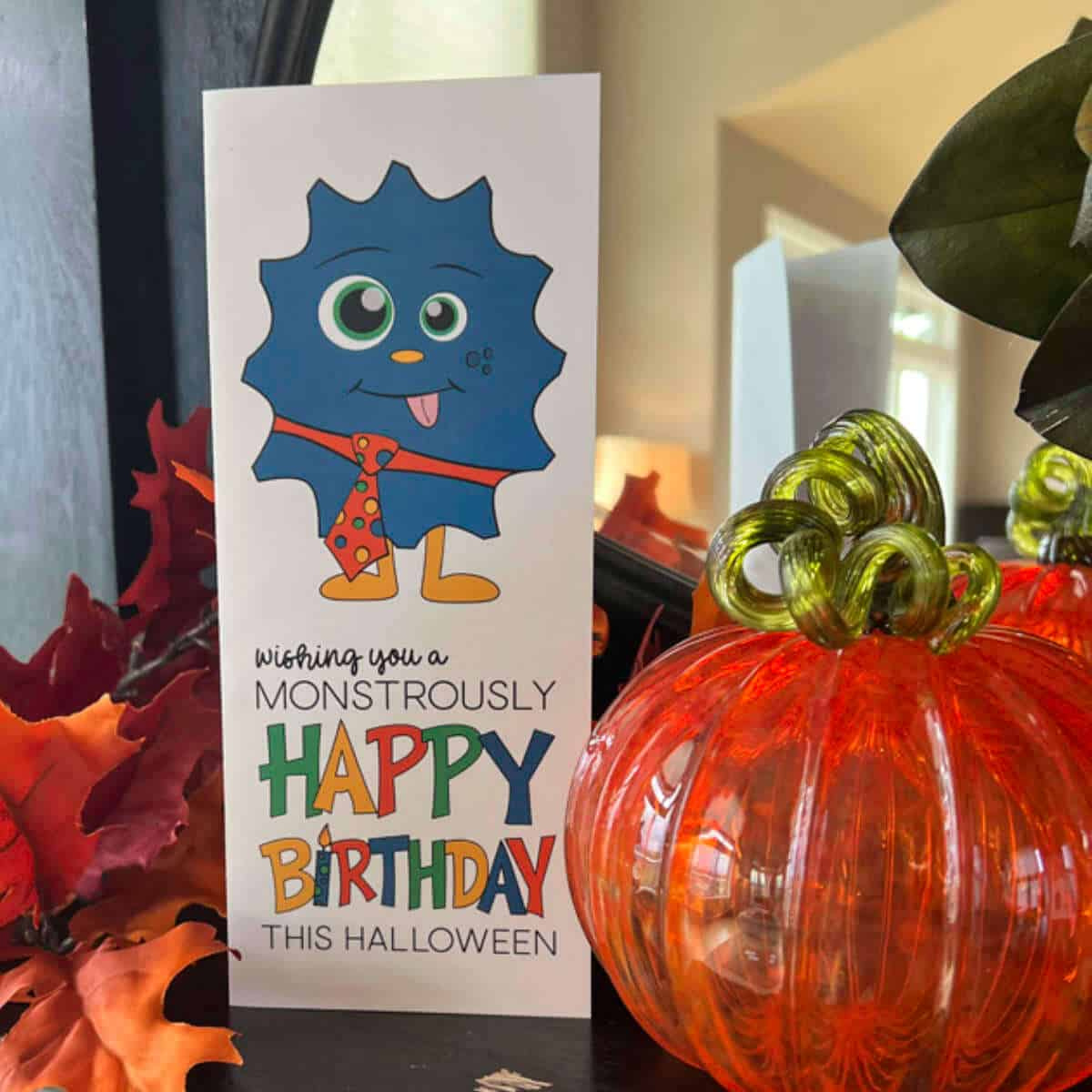 Printable Halloween Birthday Cards - Sunshine And Rainy Days with regard to Printable Halloween Birthday Card