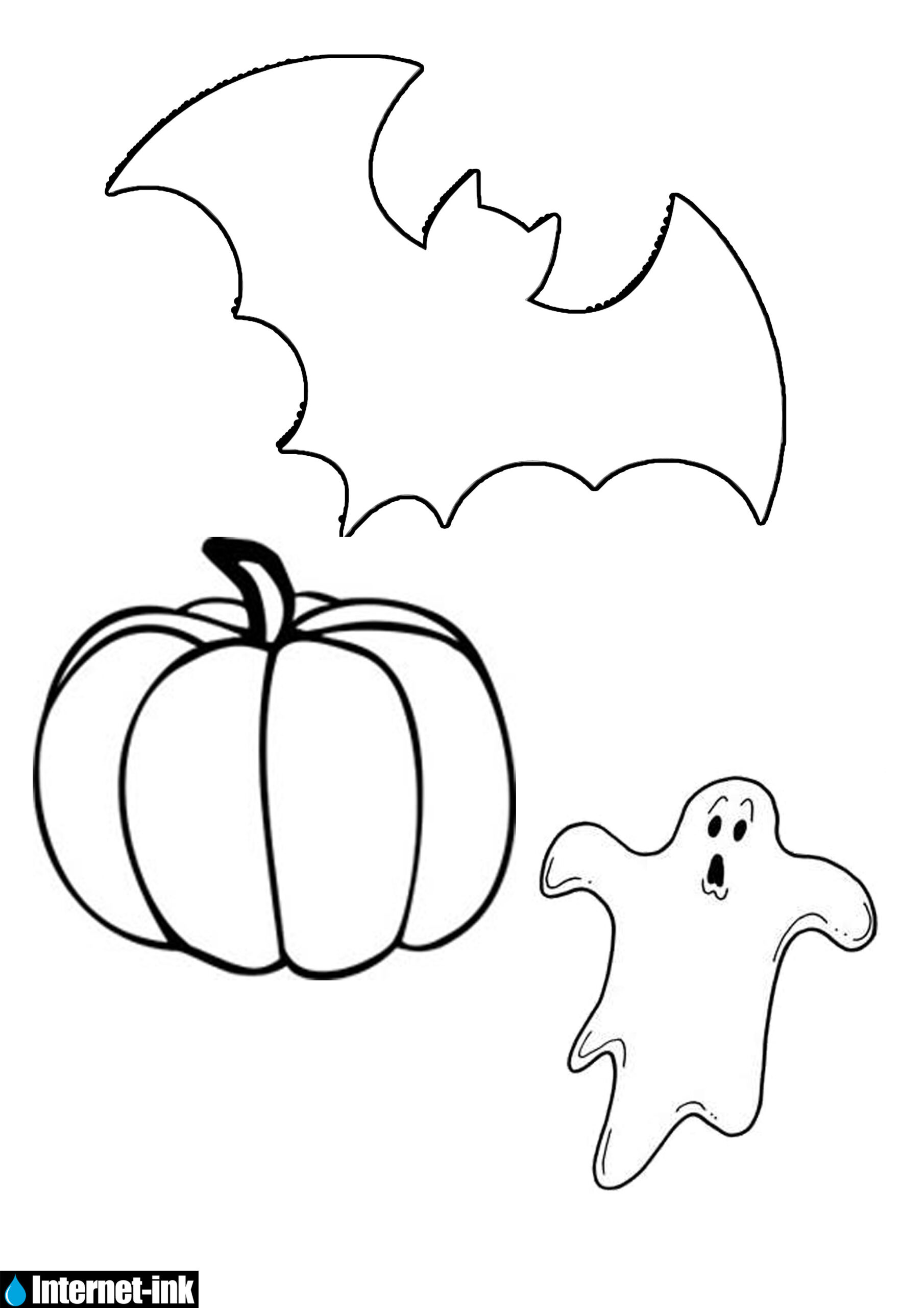 Printable Halloween Cut Out Decorations | Internet Ink within Printable Halloween Stuff