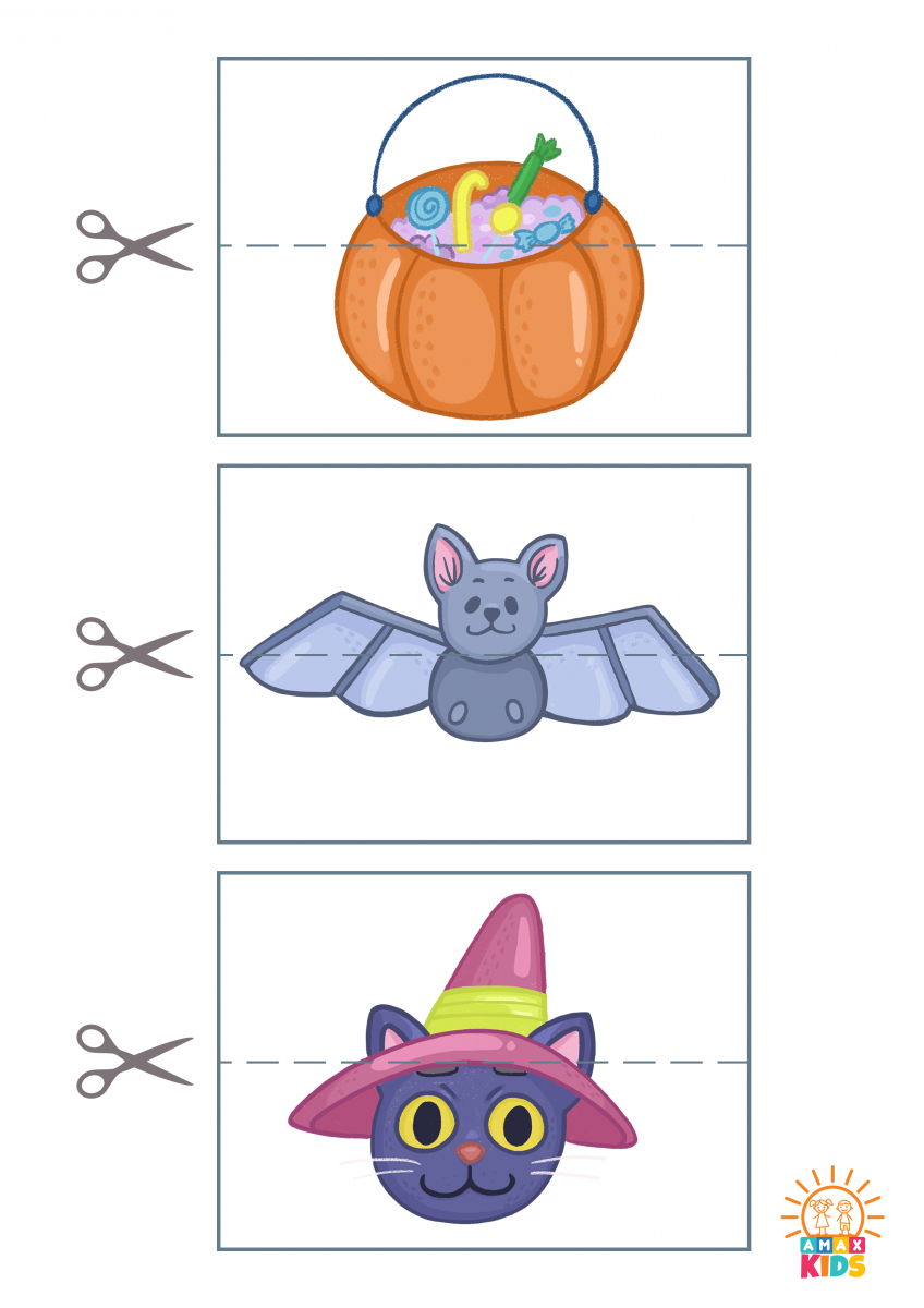 Printable Halloween Puzzles For Kids | Amax Kids pertaining to Printable Halloween Puzzle
