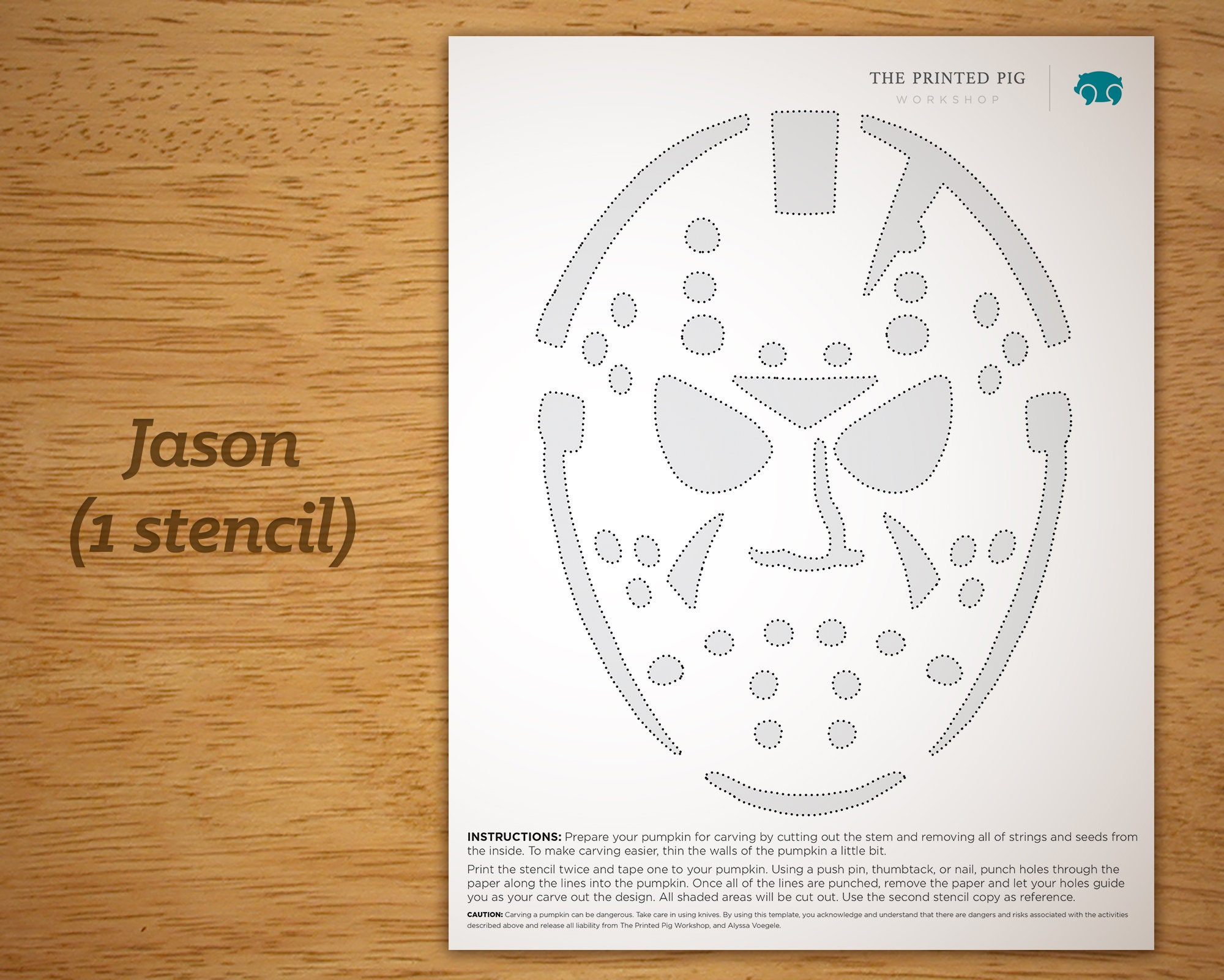 Printable Pumpkin Carving Pattern: Jason From Halloween, Hockey regarding Printable Jason Voorhees Pumpkin Stencil
