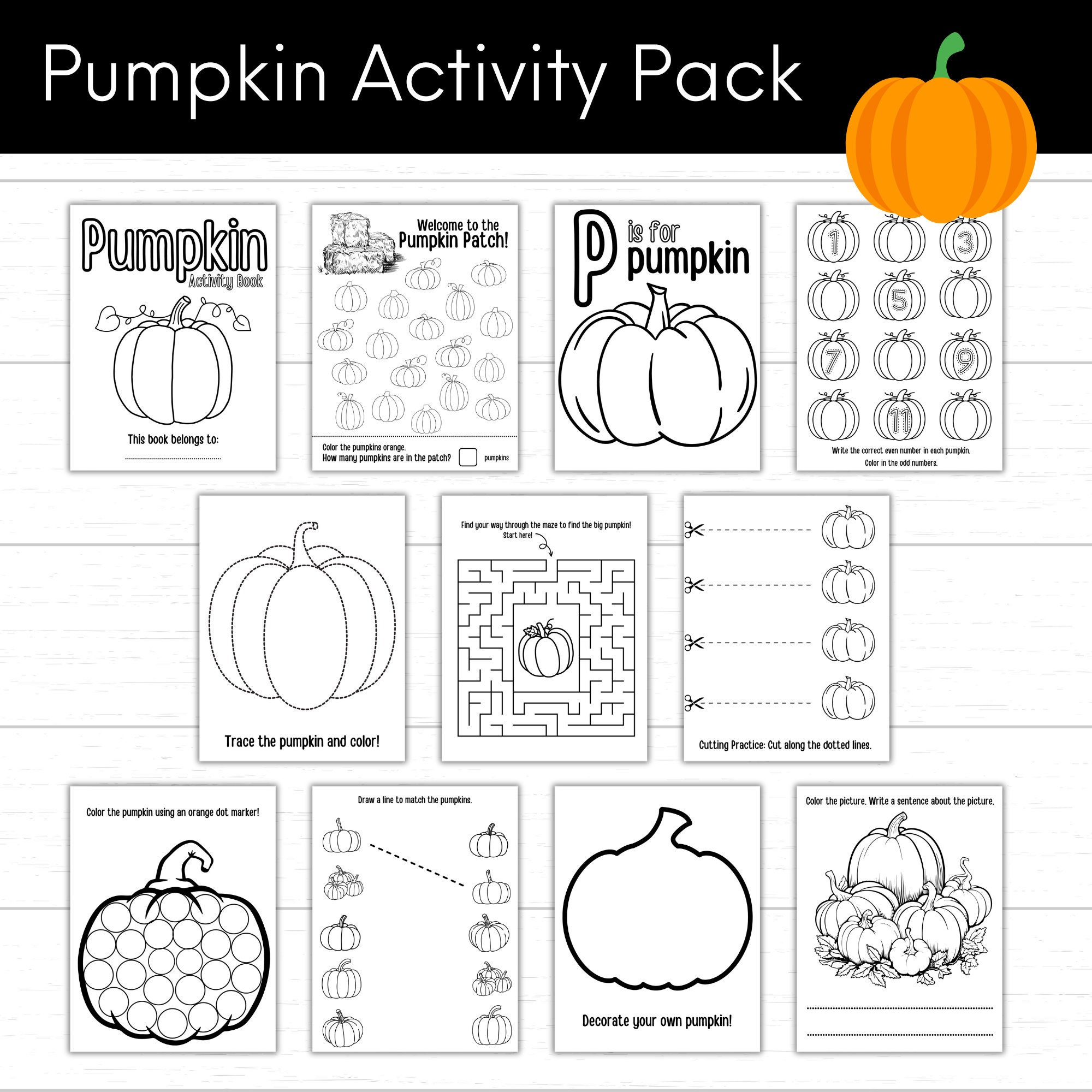 Pumpkin Activities, Preschool Pumpkin Worksheets, Printable throughout Printable Pumpkin Worksheets For Preschool