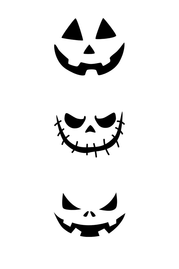 Pumpkin Carving Face Diy Halloween 🎃👻 Printable within Printable Halloween Faces