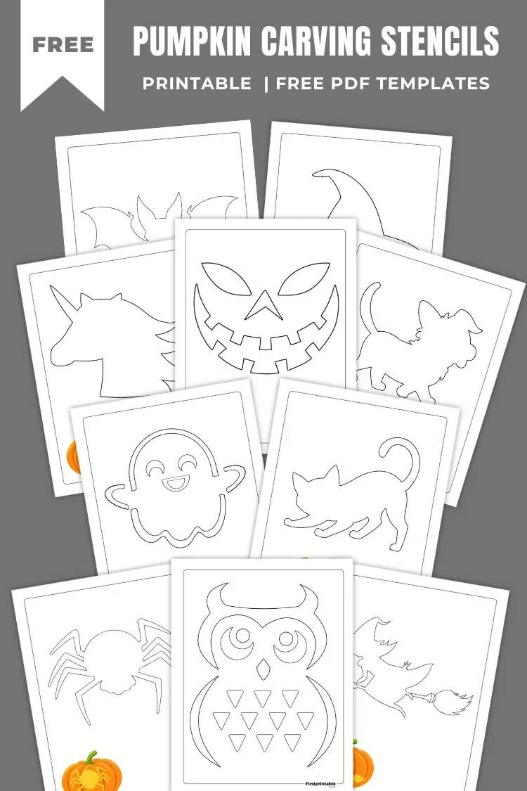 Pumpkin Carving Stencils | 40+ Free Printable Templates intended for Free Printable Halloween Stencil