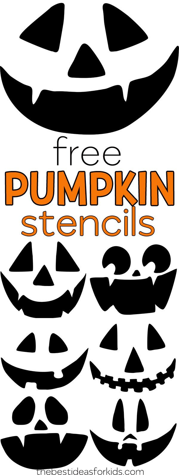 Pumpkin Carving Stencils (Free Printables) - The Best Ideas For Kids pertaining to Printable Stencils For Pumpkin Carving