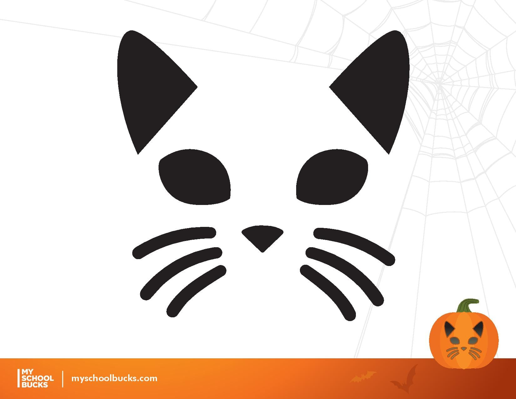 Pumpkin Cat Stencils Free Printable Large Stencils For Painting inside Cat Pumpkin Stencils Printable