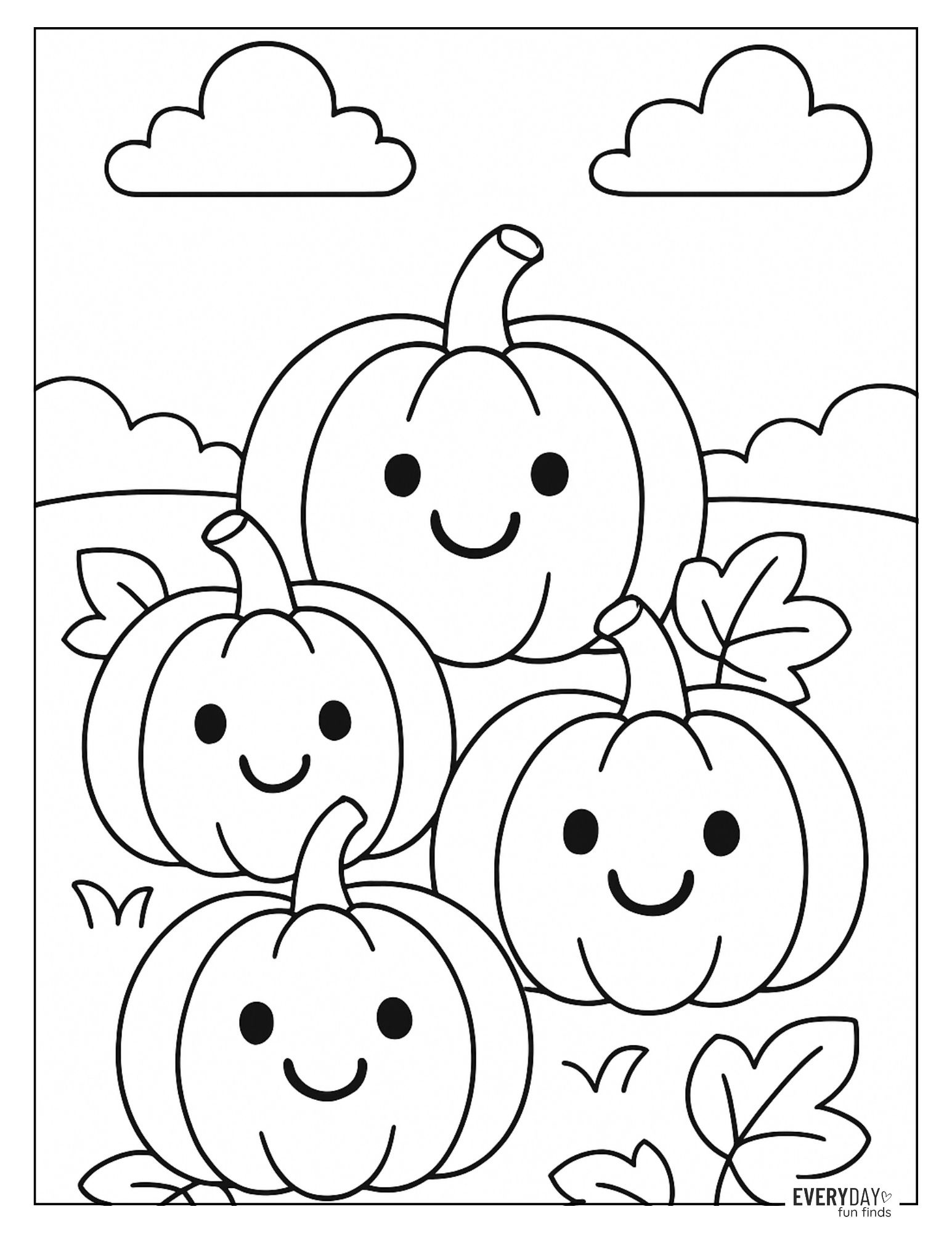 Pumpkin Coloring Pages - Free Printables throughout Printable Pumpkin Coloring Pages