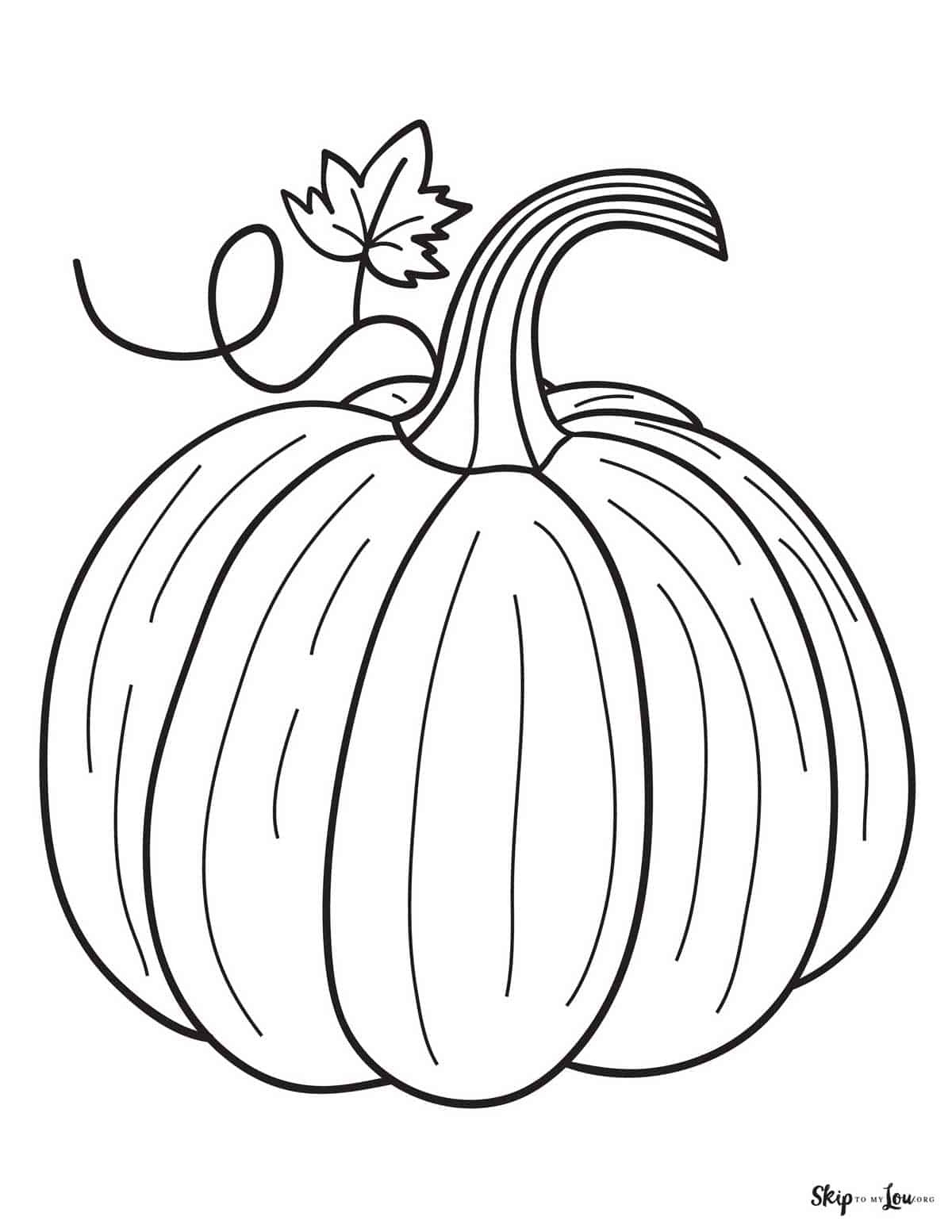 Pumpkin Coloring Pages | Skip To My Lou regarding Printable Pumpkin Coloring Sheets