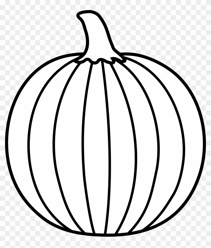 Pumpkin Outline Printable - Black And White Pumpkin Art - Free intended for Printable Pumpkin Clipart Black And White