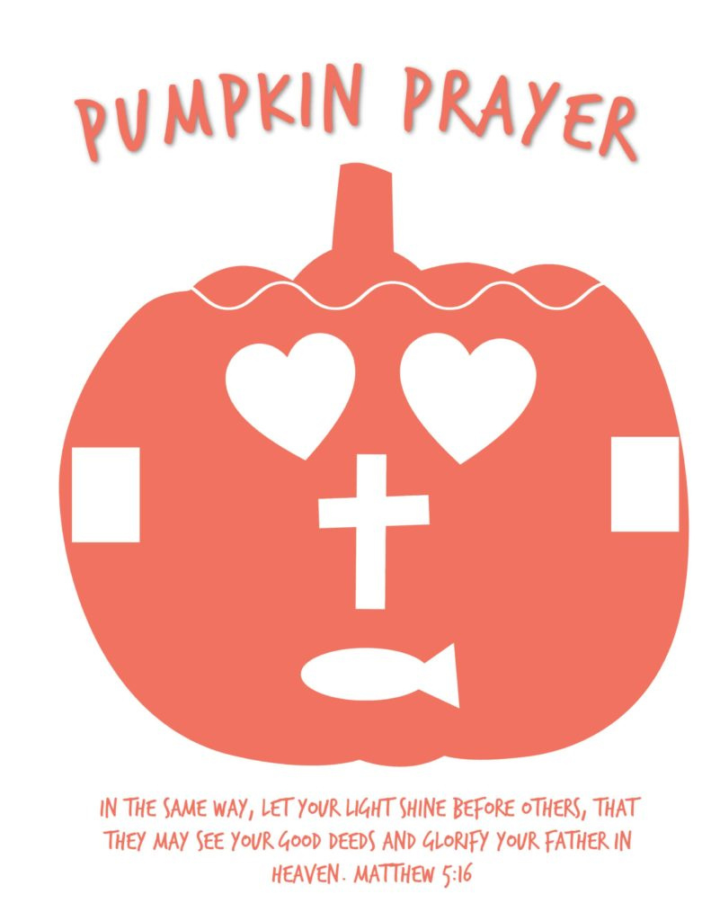 Pumpkin Prayer Poem (Free Printbale) Activity &amp;amp; Object Lesson For Kids with regard to The Pumpkin Prayer Free Printable