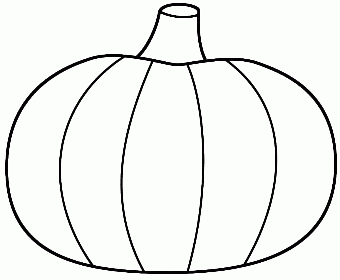 Pumpkin Printable Outline - Printable Party Favors in Printable Pumpkin Clipart Black And White