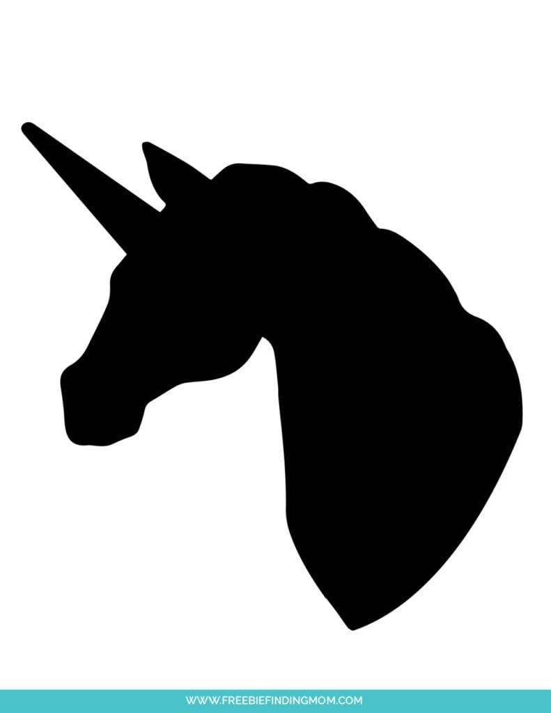 Pumpkin Unicorn Stencil For Carving (Free Printable) intended for Printable Unicorn Pumpkin Stencil