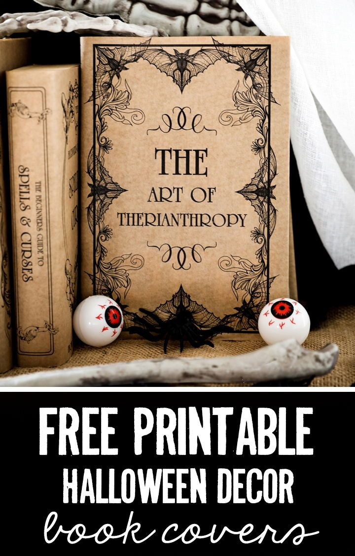 Sunshine Parties | Printable Invitations And Party Decorations regarding Free Printable Halloween Book Covers