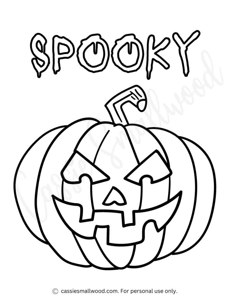 The Best Pumpkin Coloring Pages (Free Printable) - Cassie Smallwood inside Printable Pumpkins For Halloween